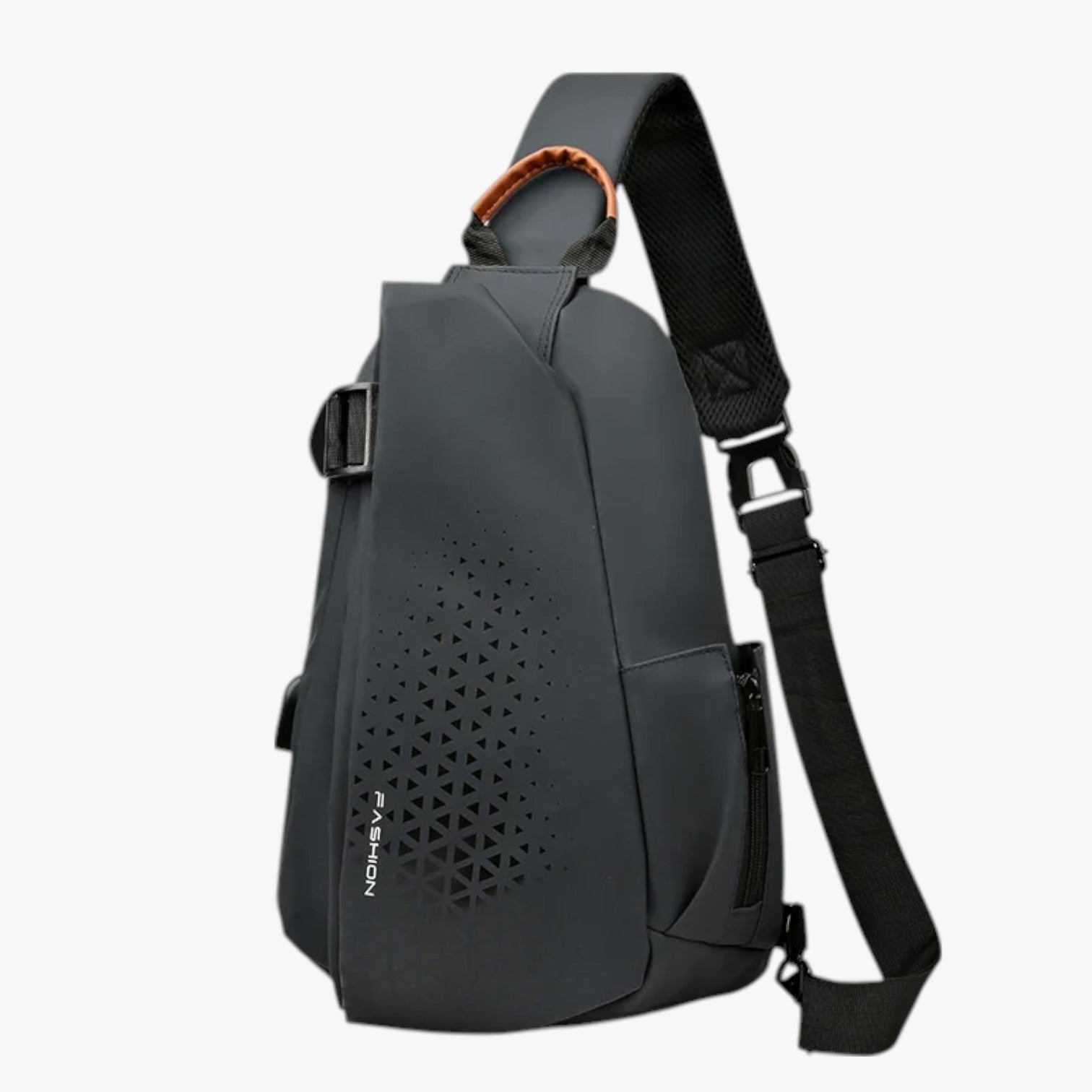 Borsa a tracolla impermeabile Dominick con USB: stile e ricarica sempre con te Uomo - L Grigio - Bags borsa borsa tracolla dominick impermeabile mens bag ricarica sempre stile - Concept Palermo