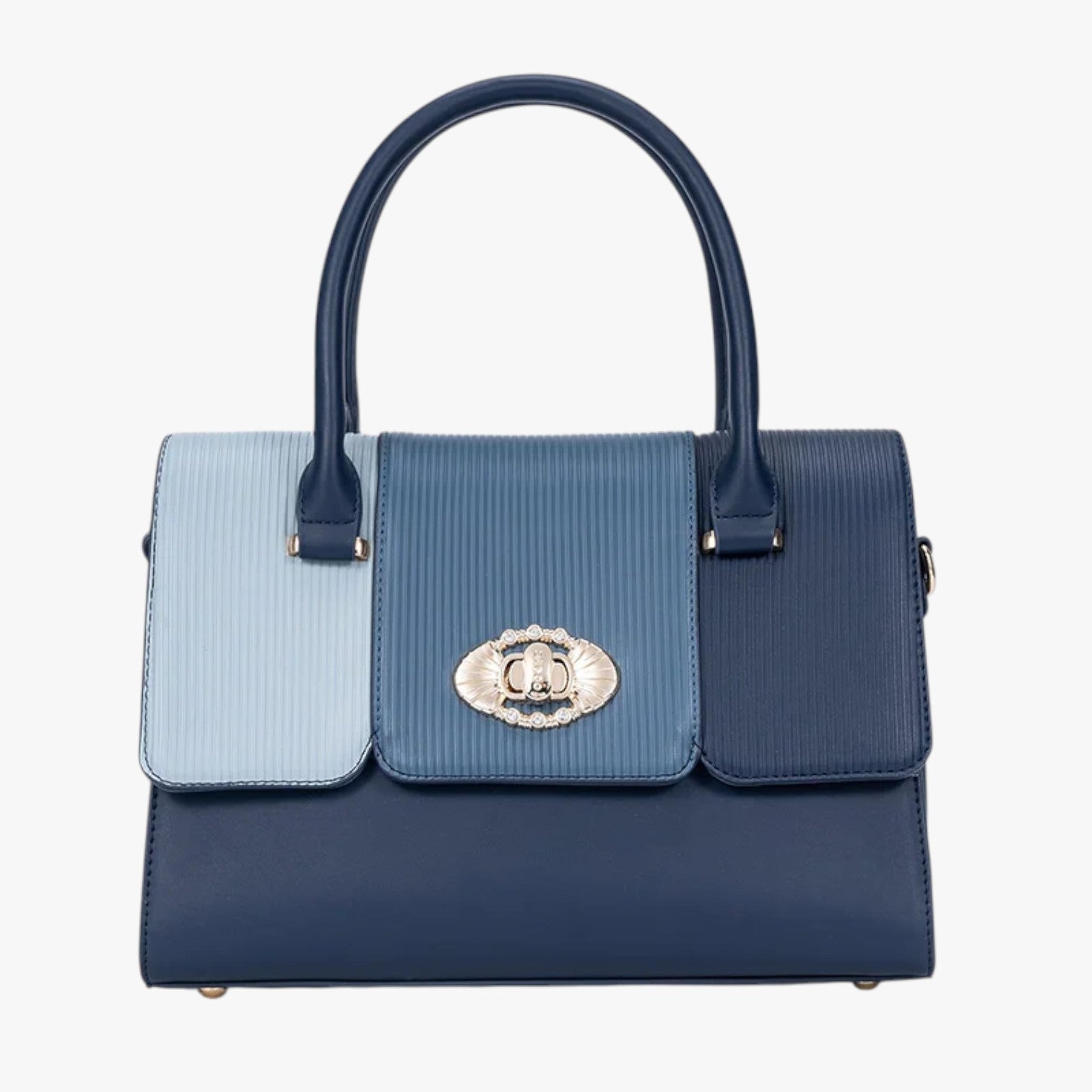 Borsa in pelle PU resistente e dallo stile raffinato Donna - Blu - Bags borsa borsa pelle dallo donna pelle raffinato resistente women bags Women's handbags - Concept Palermo