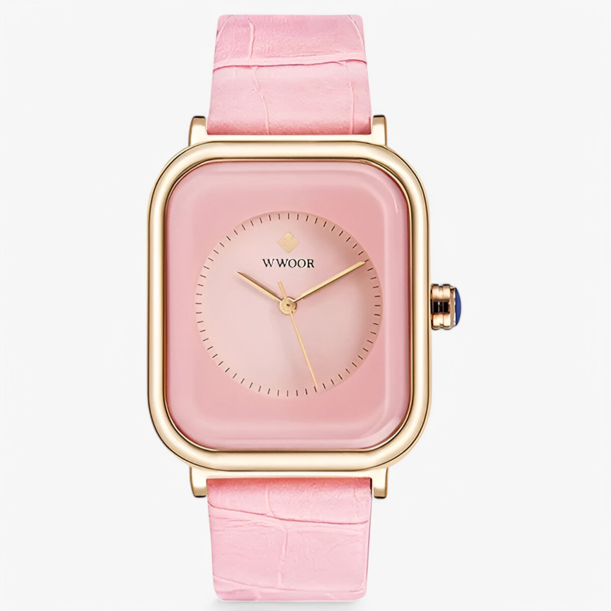Orologio di lusso con bracciale in pelle Donna - rosa - bracciale donna female watch orologio orologio bracciale pelle watch for women watches - Concept Palermo
