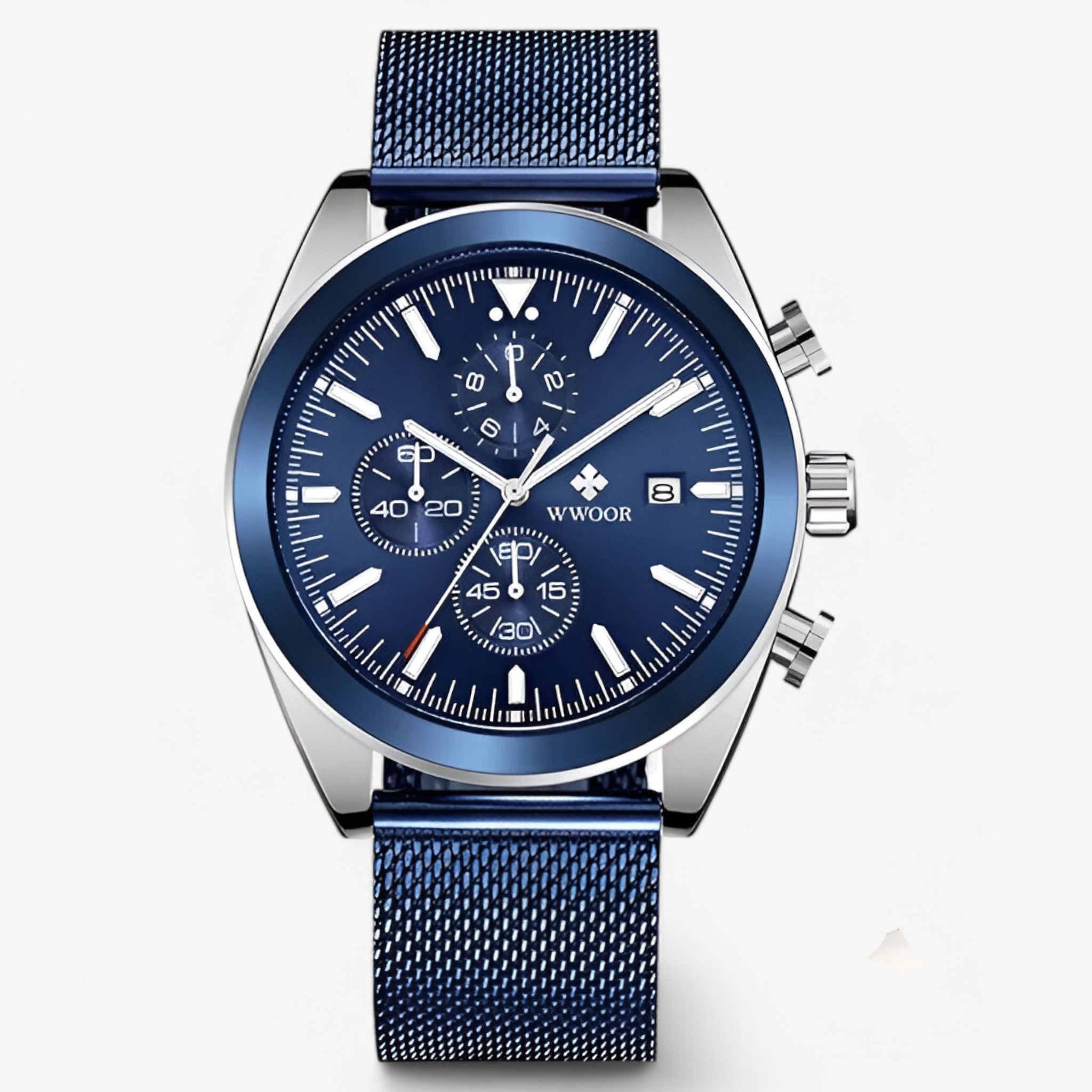 Orologio Cronografo Di Lusso In Acciaio Inossidabile Uomo - - accessoires acciaio cronografo horloges inossidabile orologio orologio cronografo uomo watches - Concept Palermo