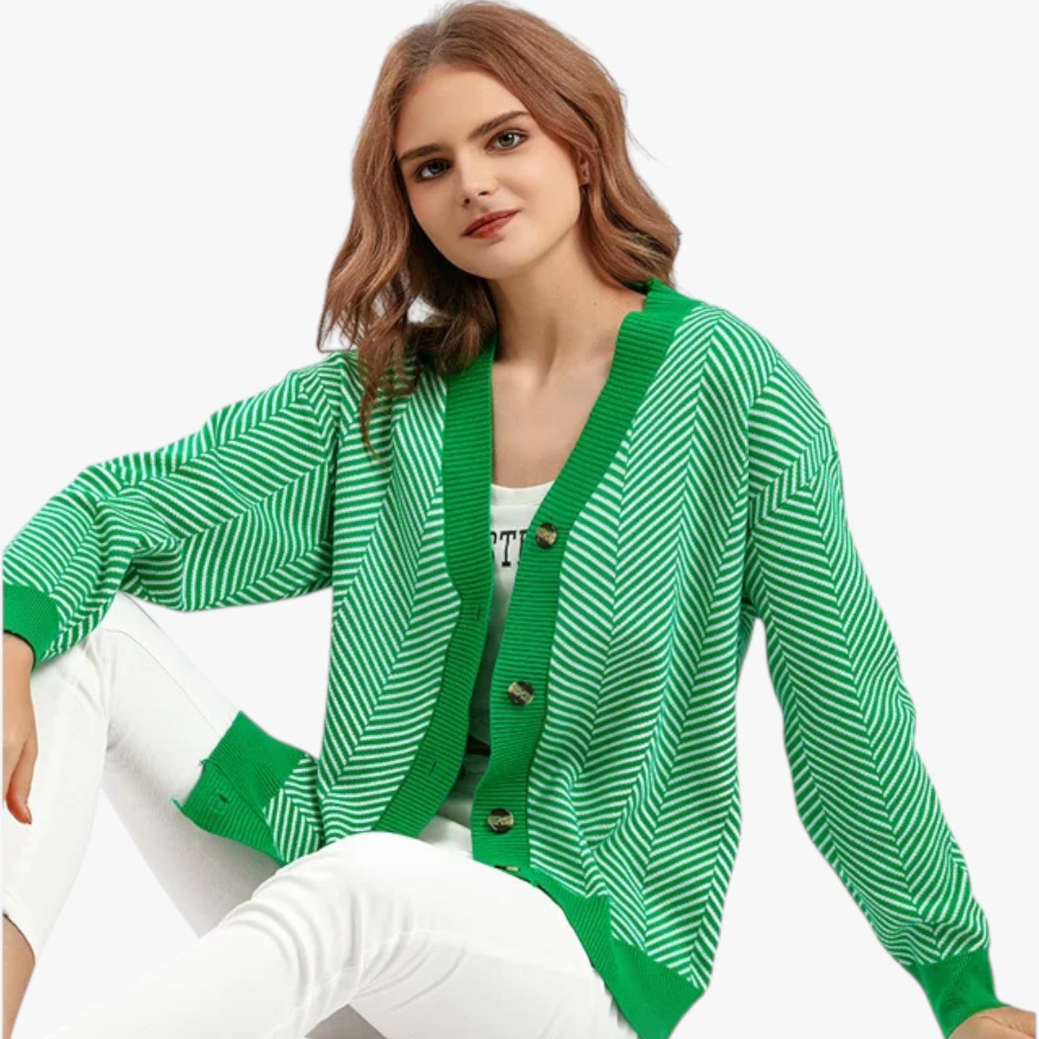 Cardigan con scollo a V da donna - Leggero ed per l'autunno Nero - - autunno cardigan cardigan scollo donna leggero scollo Sweater sweater women sweaters & cardigans women's sweater - Concept Palermo
