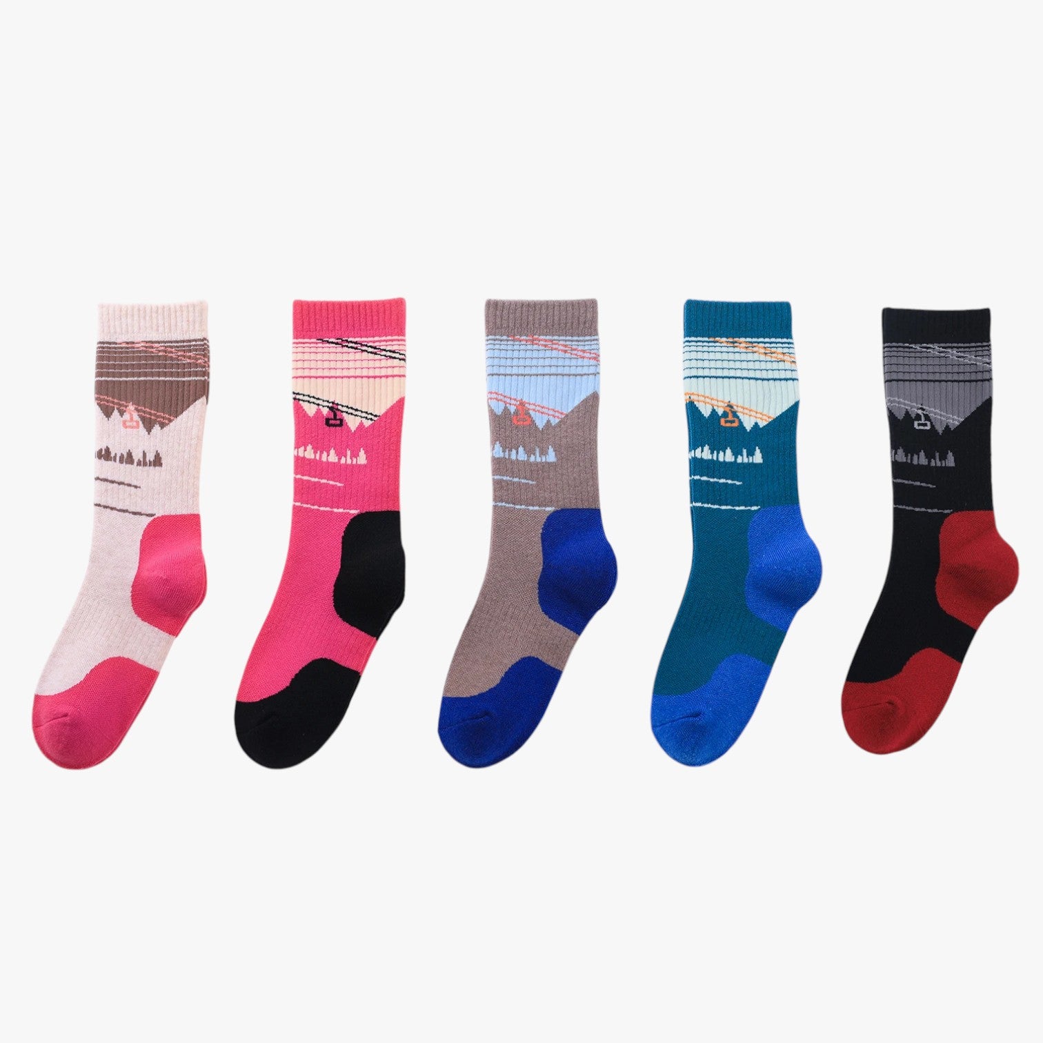Calzini di lana resistenti - Mantengono i piedi caldi e asciutti tutto il giorno Rosso - - asciutti caldi calzini calzini lana giorno Hiking Socks lana mantengono piedi socks - Concept Palermo
