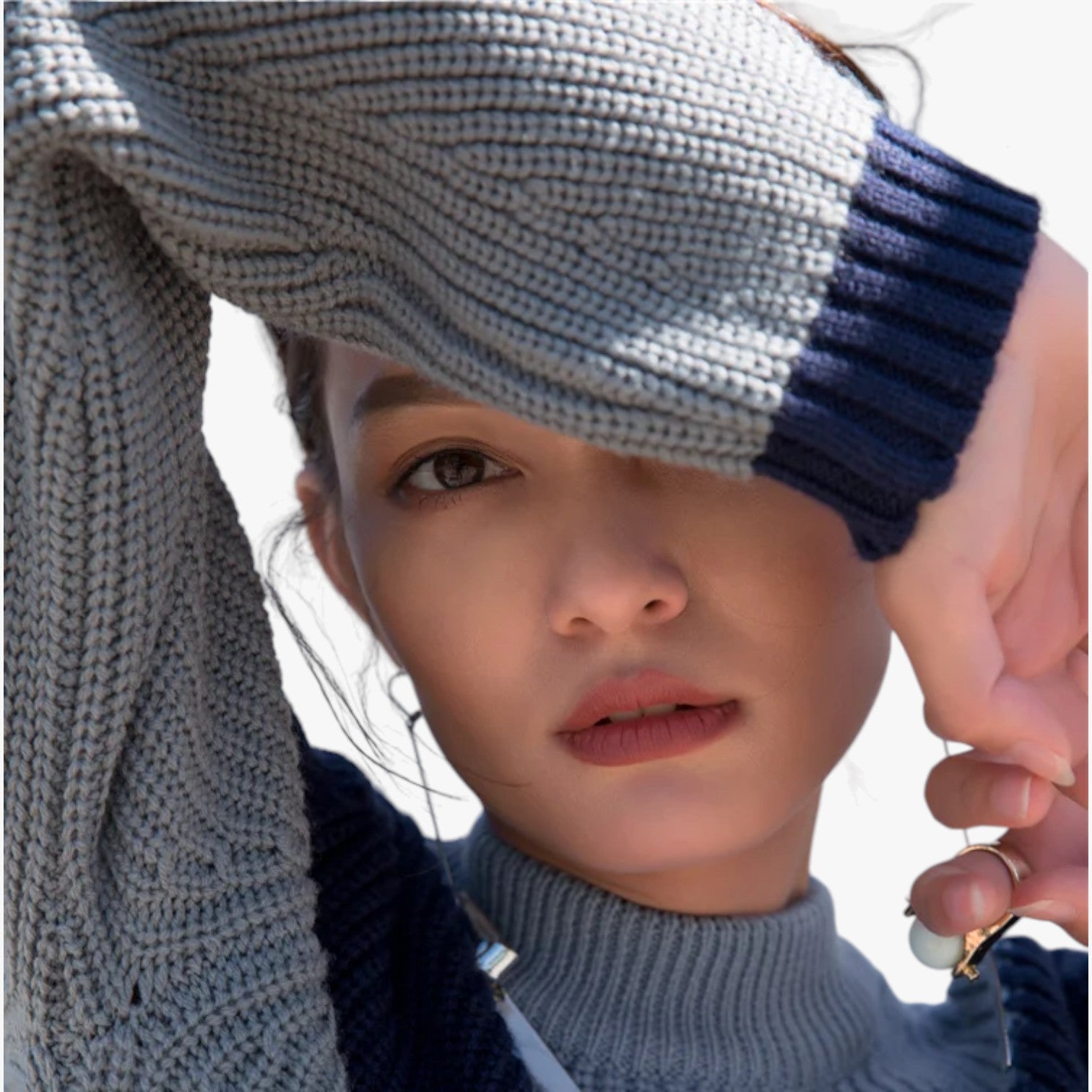Calore avvolgente - Maglione in alpaca blu lavorato a maglia grossa Rosso Lana Uomo - - alpaca avvolgente calore calore avvolgente grossa lana lavorato maglia Sweater sweater women sweaters & cardigans - Concept Palermo