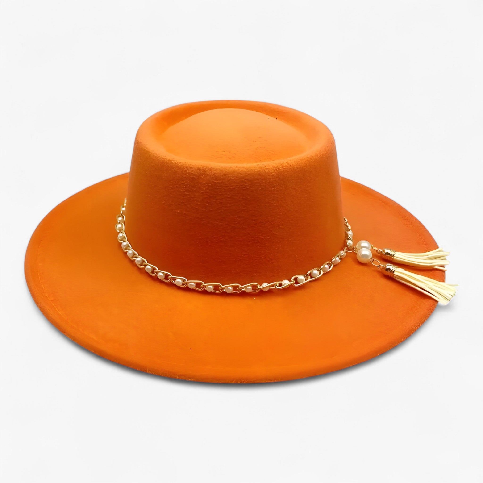 Cappello Fedora in Lana con Perle - 14 - cappello cappello fedora fedora jannela | cappello fedora in lana con perle - €25 lana perle - Concept Palermo
