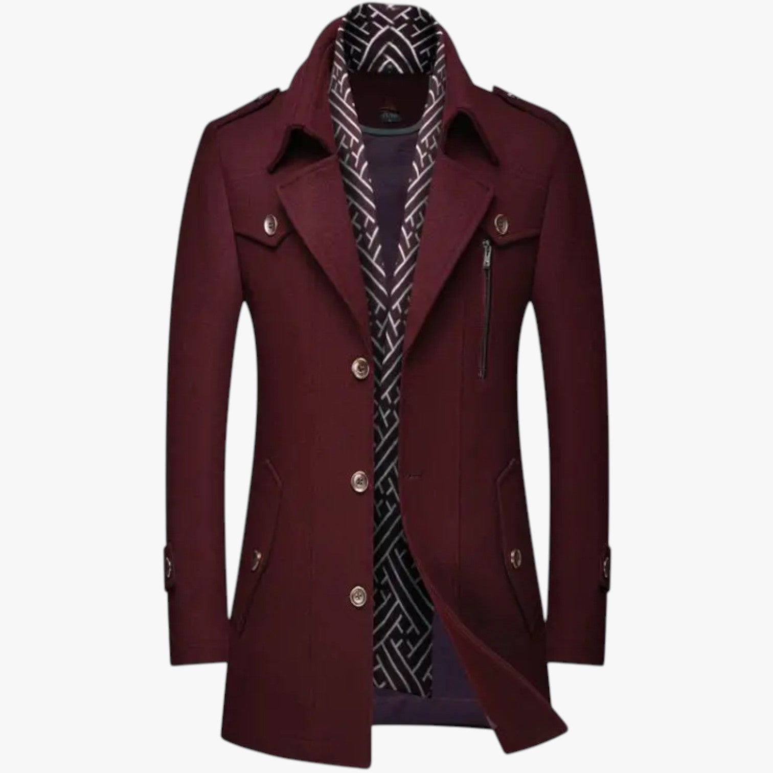 Eleganza e calore - Cappotto lungo in lana per l'inverno Uomo - - calore cappotto coat men coats eleganza eleganza calore inverno Jackets & Coats lana men's coats & jackets uomo - Concept Palermo
