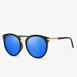 Vintage Leren Zonnebril UV400 - Stijl en Bescherming