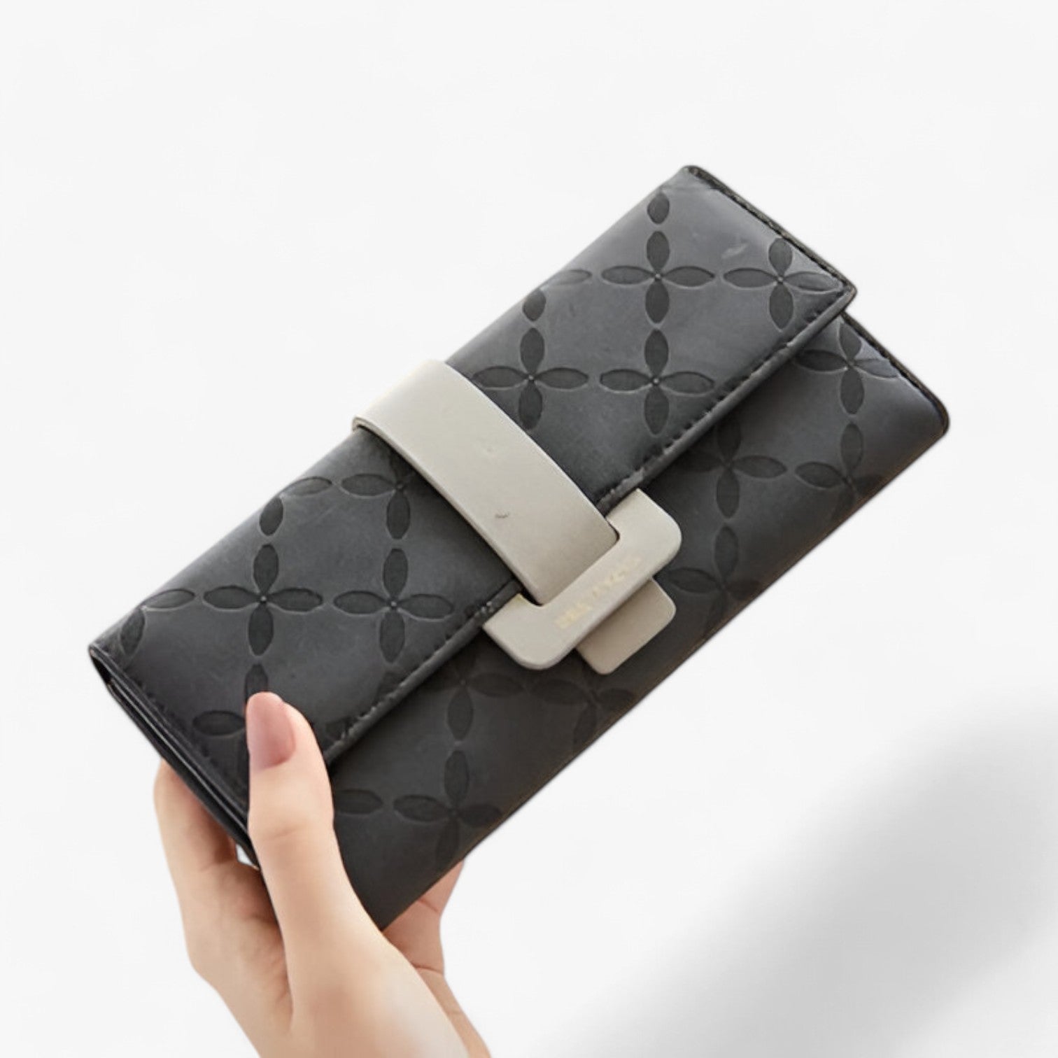Portafoglio in pelle goffrata con design a soffietto intelligente Uomo - nero - design goffrata intelligente pelle portafoglio portafoglio pelle soffietto uomo wallet womens wallet - Concept Palermo