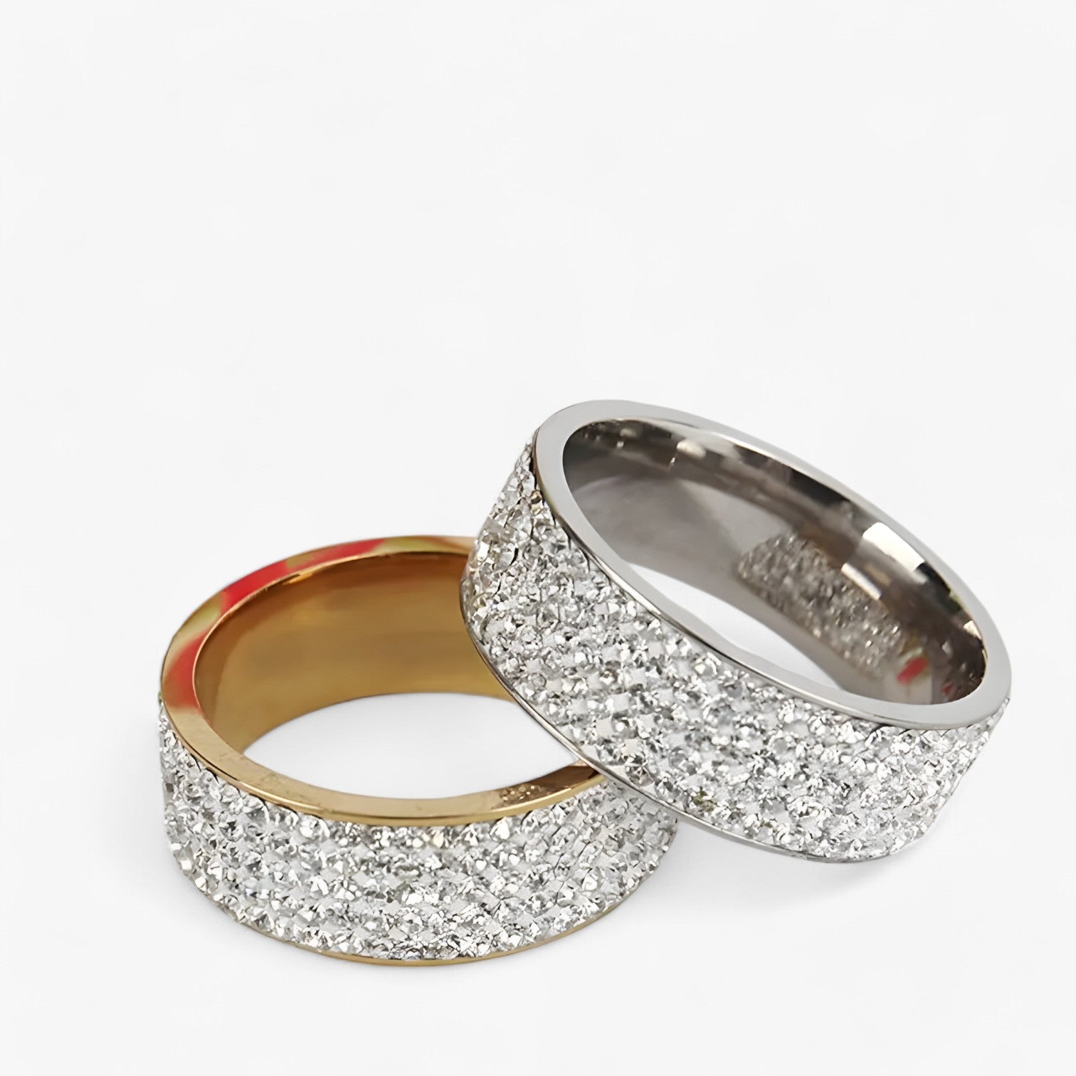 Anello di lusso in acciaio inox con pietra di cristallo – fede nuziale Uomo - - Accessories Jewelry acciaio anello anello acciaio cristallo fede inox jewelry nuziale Rings womens ring - Concept Palermo