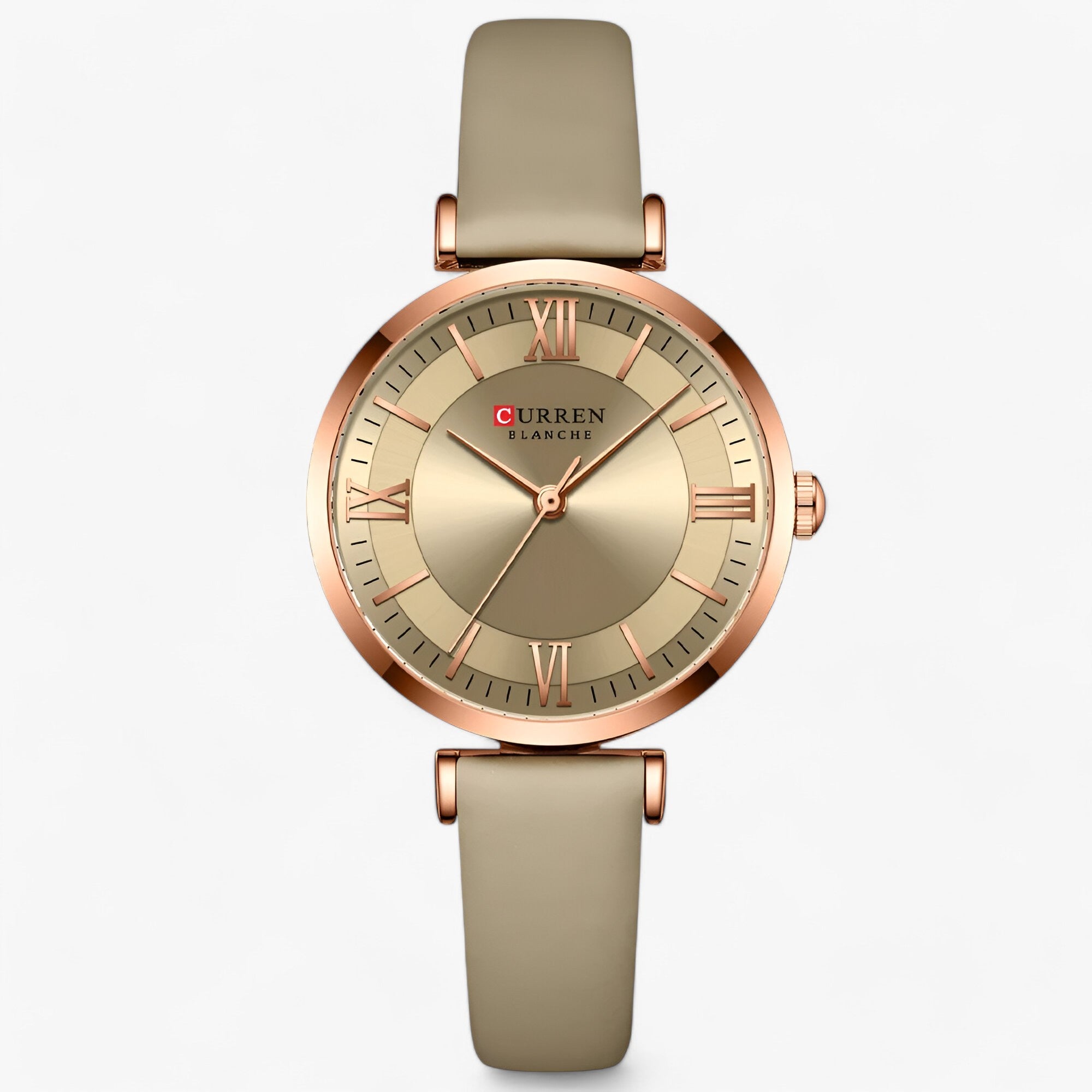 Orologio da donna di lusso - Design al quarzo e semplice Pelle - cachi - design donna ladies watch orologio orologio donna pelle quarzo semplice watch for women watches WOMEN wrist watches for women - Concept Palermo