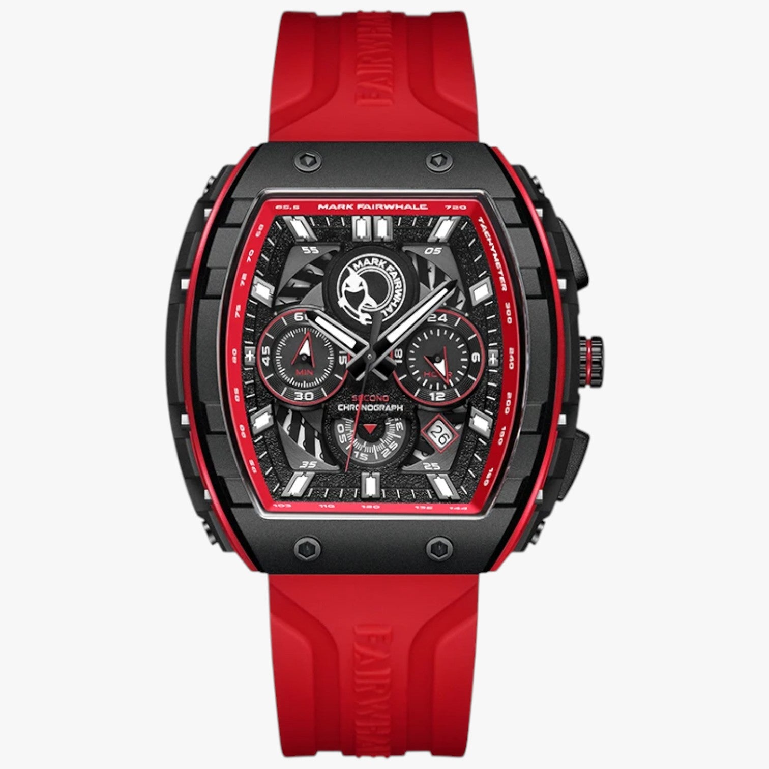 Stile senza tempo - Orologio e minimale per un look raffinato Rosso Uomo - FW-5670 Rosso - look minimale orologio raffinato stile stile tempo tempo uomo watch watch for men wistwatches - Concept Palermo