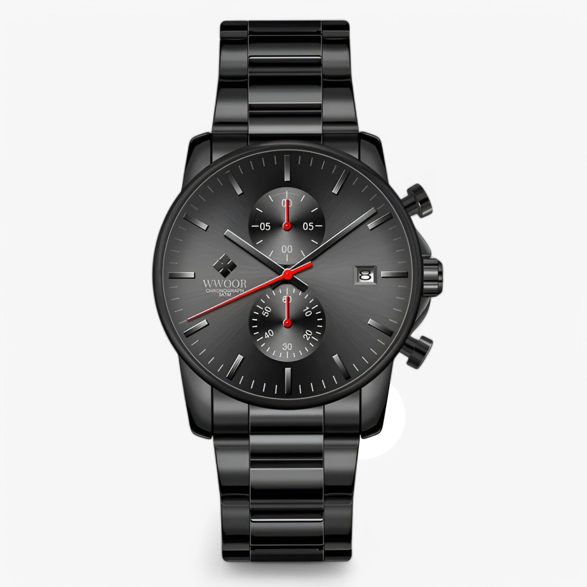 Orologio Cronografo Business di Lusso Uomo - Nero rosso - accessoires business cronografo horloges orologio orologio cronografo uomo watches - Concept Palermo