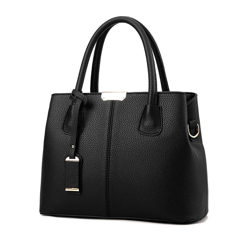 Borsa Tracolla Emily Nera in Vera Pelle Italiana da Donna - Media, Elegante - - Bags borsa borsa pelle donna emily pelle women bags - Concept Palermo