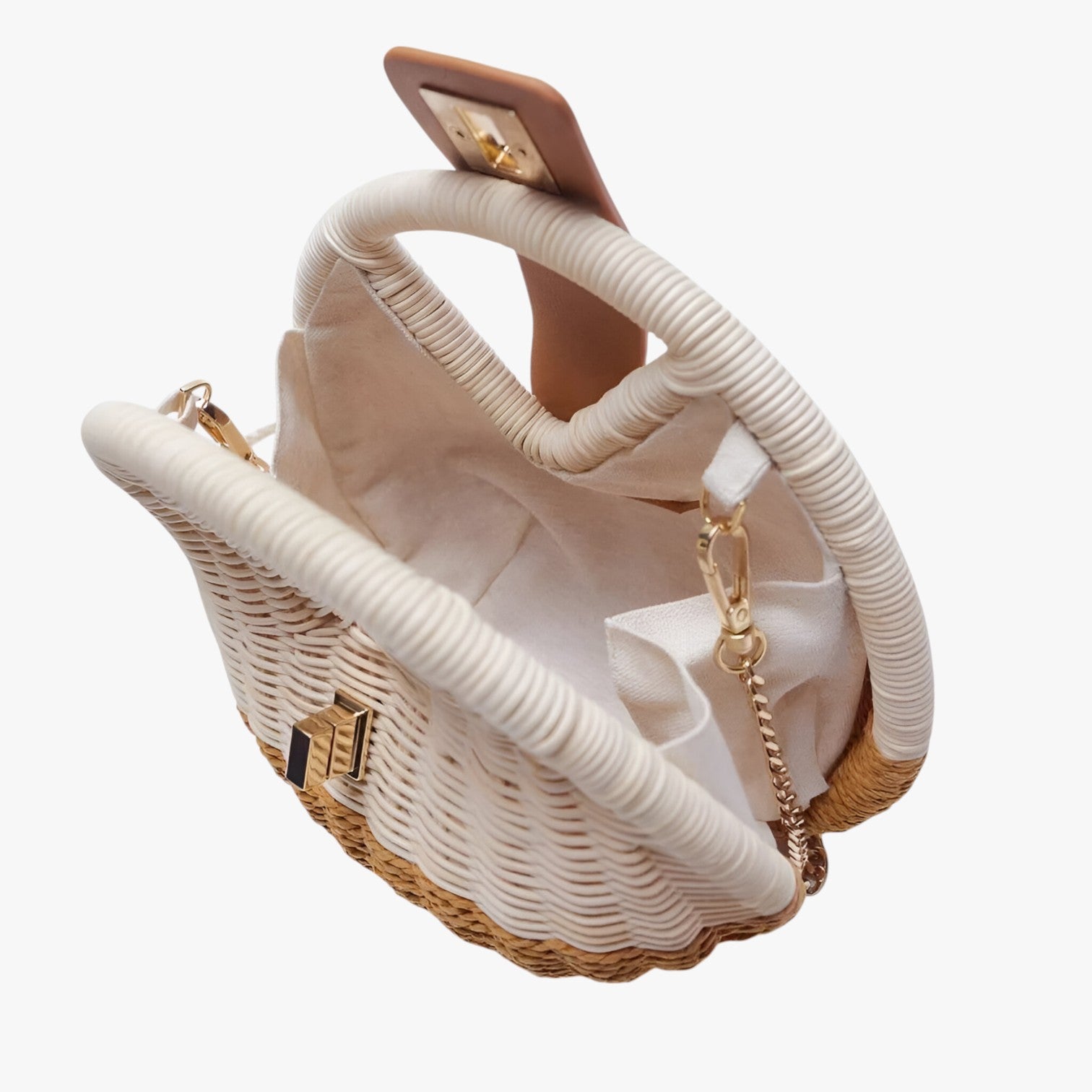Borsa a Spalla in Paglia Bohemien – Estiva, Ampia e Stilosamente Pelle - - ampia bags bohemien borsa borsa spalla estiva handbags paglia pelle Women's handbags - Concept Palermo