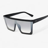 Dames Zonnebril Oversized Zwart Retro met UV400 Lenzen