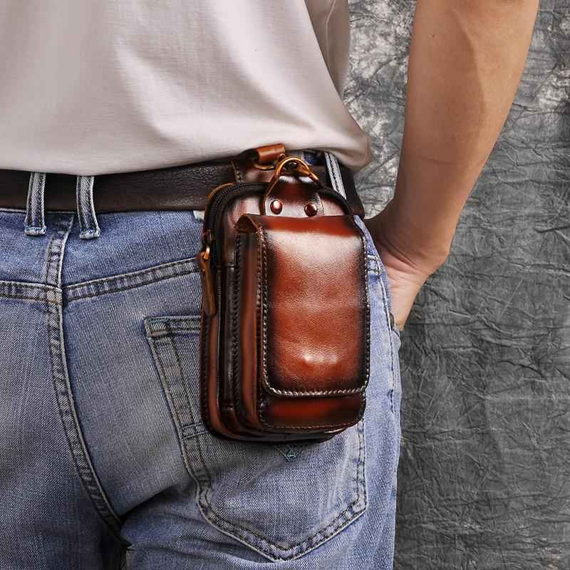 Pochette di cintura da uomo in pelle nera – Elegante e pratica per l'uso quotidiano - - ceinture cross-from-marche-lino-15830621487453 homme New-google new_for_google pochette pochette ceinture qualité Tassen - Concept Palermo