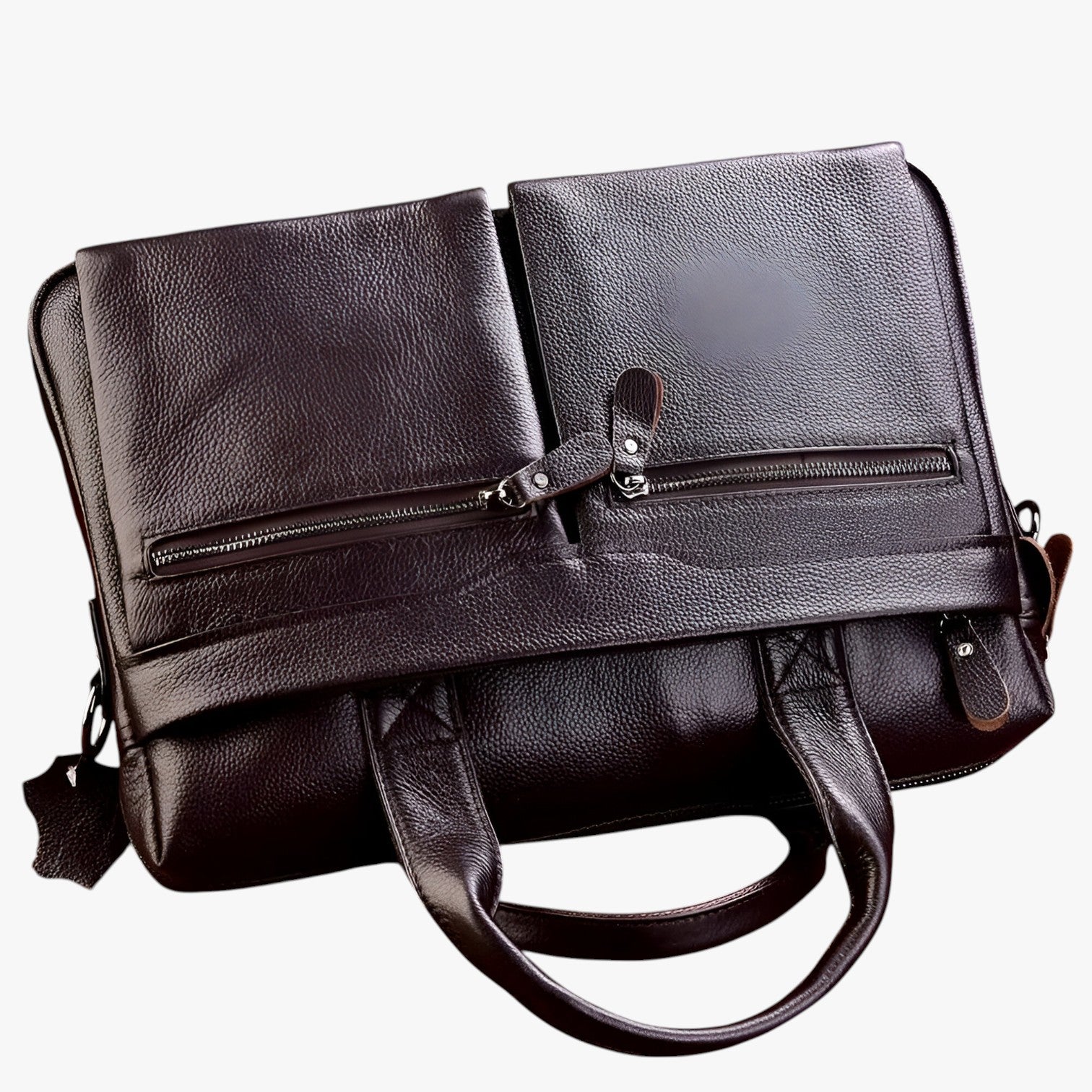 Borsa da Viaggio Uomo in Vera Pelle Valigetta Tracolla per Laptop - - Bags bags for men borsa borsa viaggio laptop pelle tracolla uomo valigetta - Concept Palermo