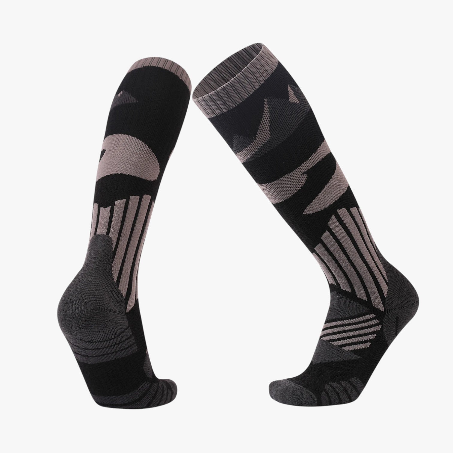 Style and protection on the slopes: highly breathable wool ski socks Uomo - Nero - breathable donovan | style and protection on the slopes: highly breathable wool ski socks - €25 highly Hiking Socks protection slopes socks style style protection - Concept Palermo