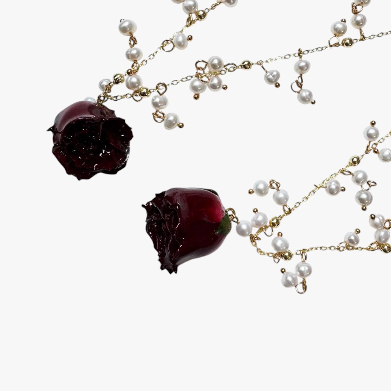 Collana Royal Rose con un tocco romantico Rosa Lana - - collana collana royal elegant womens necklaces jewelry lana necklace Necklaces for Women romantico royal tocco - Concept Palermo