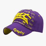 Katoenen snapback pet voor heren - coole stijl met haai borduursel linnen