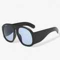Oversize okrągłe okulary przeciwsłoneczne w stylu retro Męskie