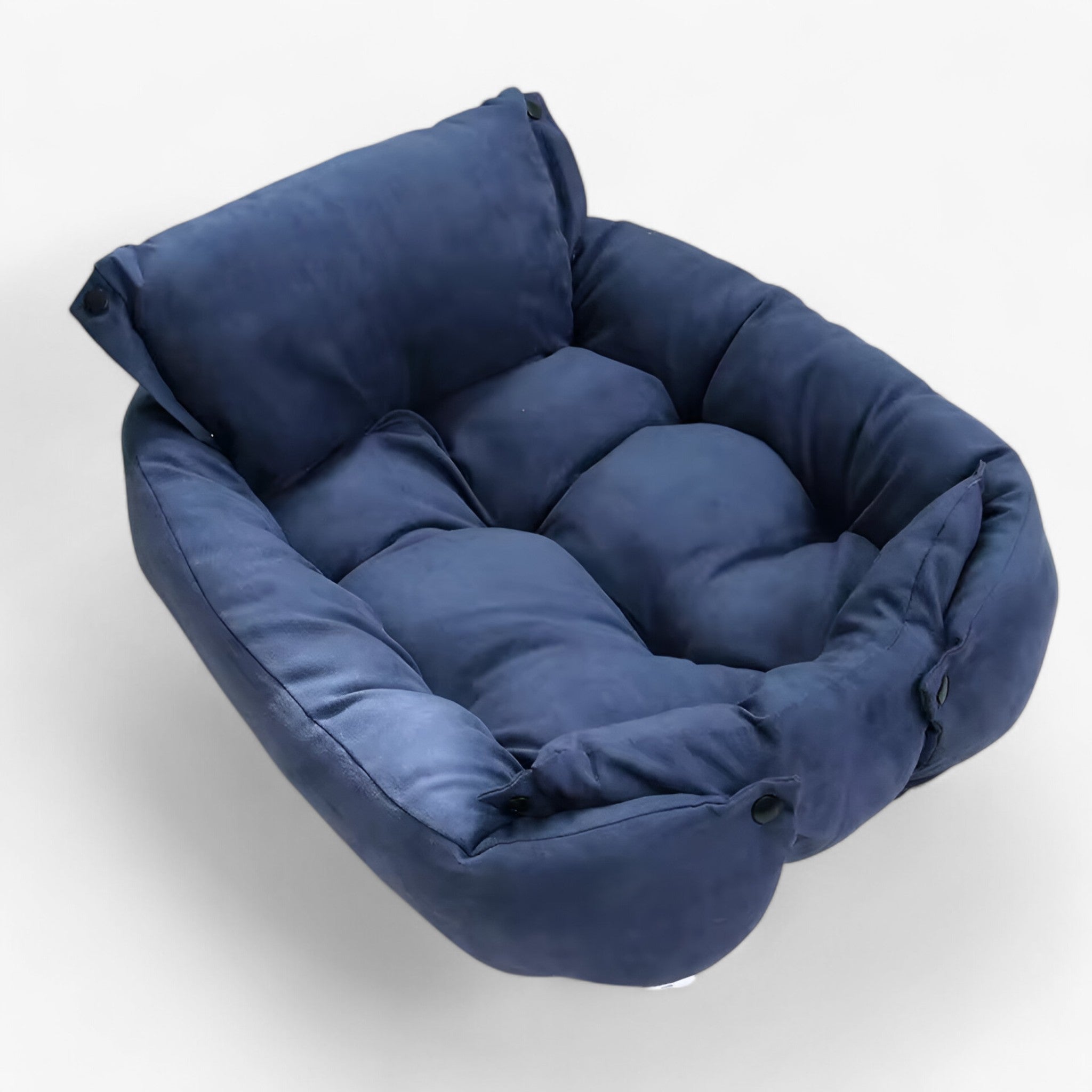 Letto Multifunzionale 3-in-1 per Cani e Gatti, Cuccia Morbida e Cuscino Rimovibile per Interni - Blu - animali cani gatti letto letto animali multifunzionale pets & supplies uomo - Concept Palermo