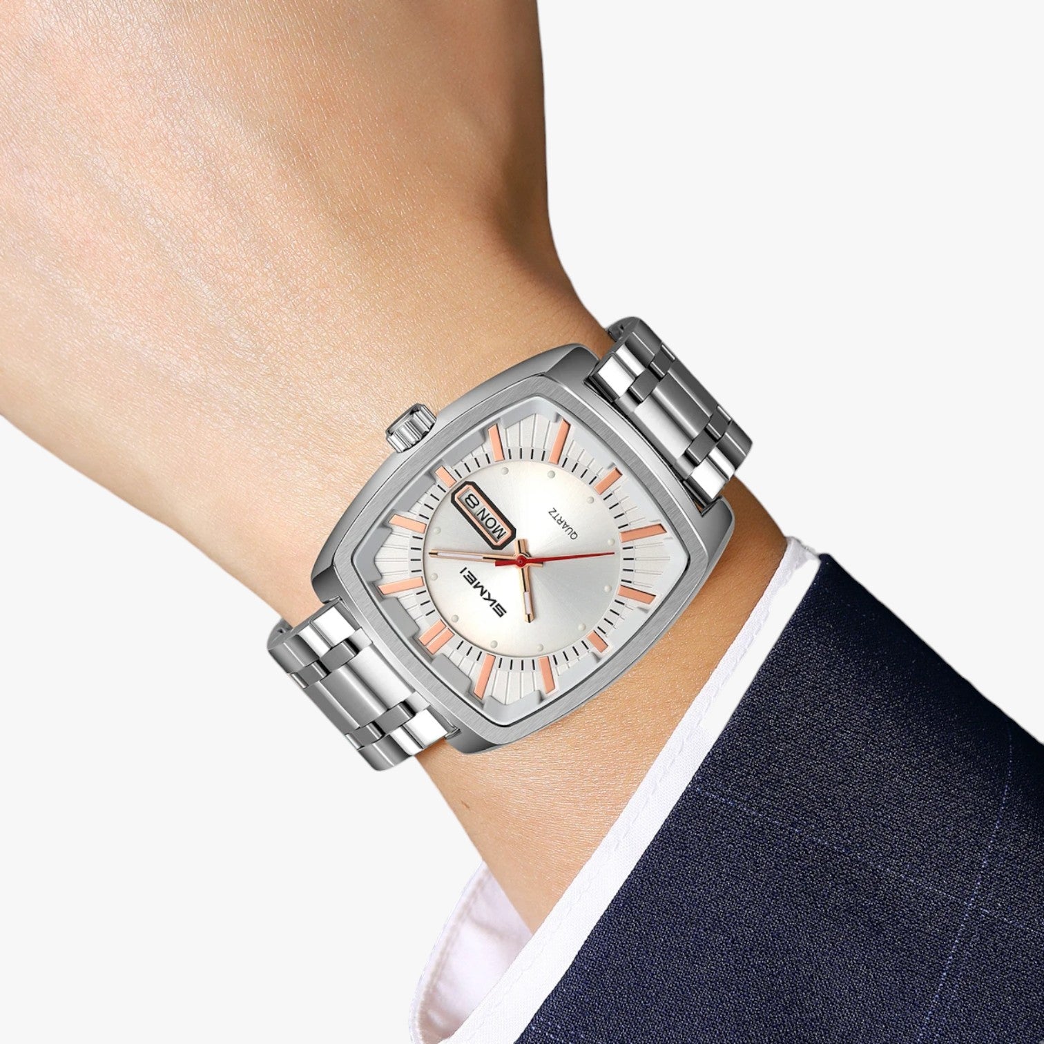 Orologio da uomo impermeabile con data e quadrante luminoso Rosso - - data impermeabile luminoso orologio orologio uomo quadrante uomo watch watch for men watches WATCHES FOR MEN wistwatches - Concept Palermo