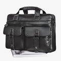 Bolsa para portátil de cuero de lujo - práctica para el trabajo