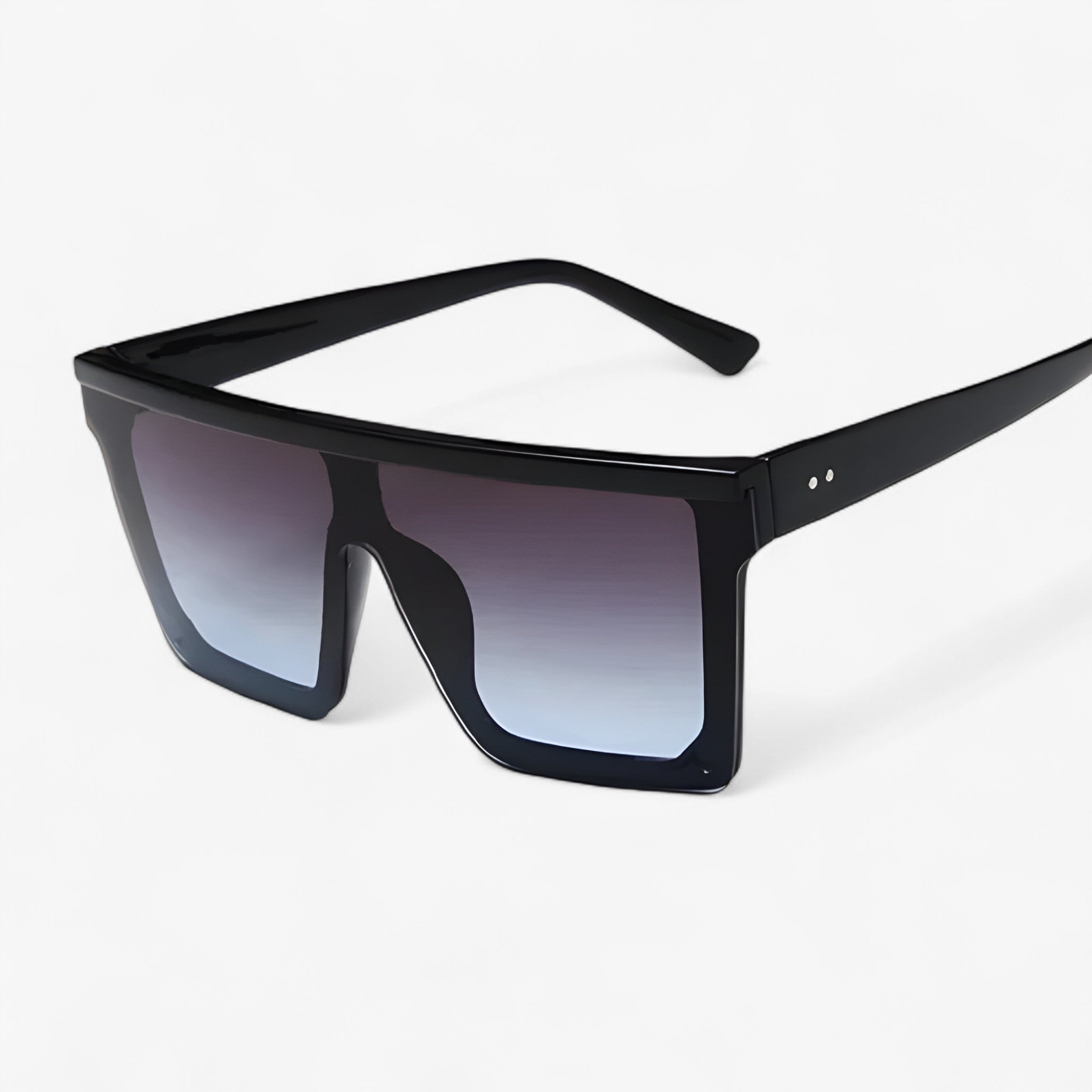 Occhiali da sole oversize retrò neri - NeroGrigio - accessoires neri occhiali occhiali sole oversize retr sole sunglasses zonnebrillen - Concept Palermo
