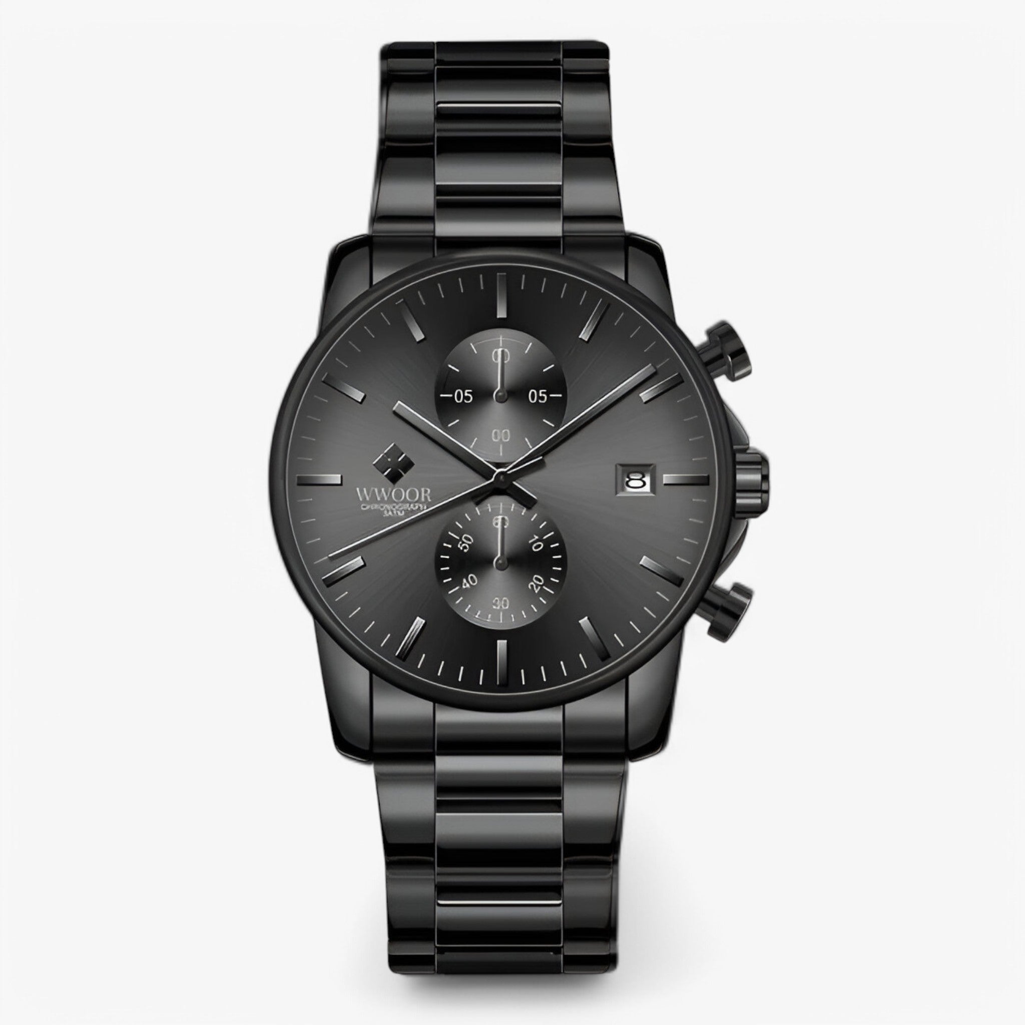 Orologio Cronografo Business di Lusso Uomo - Nero - accessoires business cronografo horloges orologio orologio cronografo uomo watches - Concept Palermo