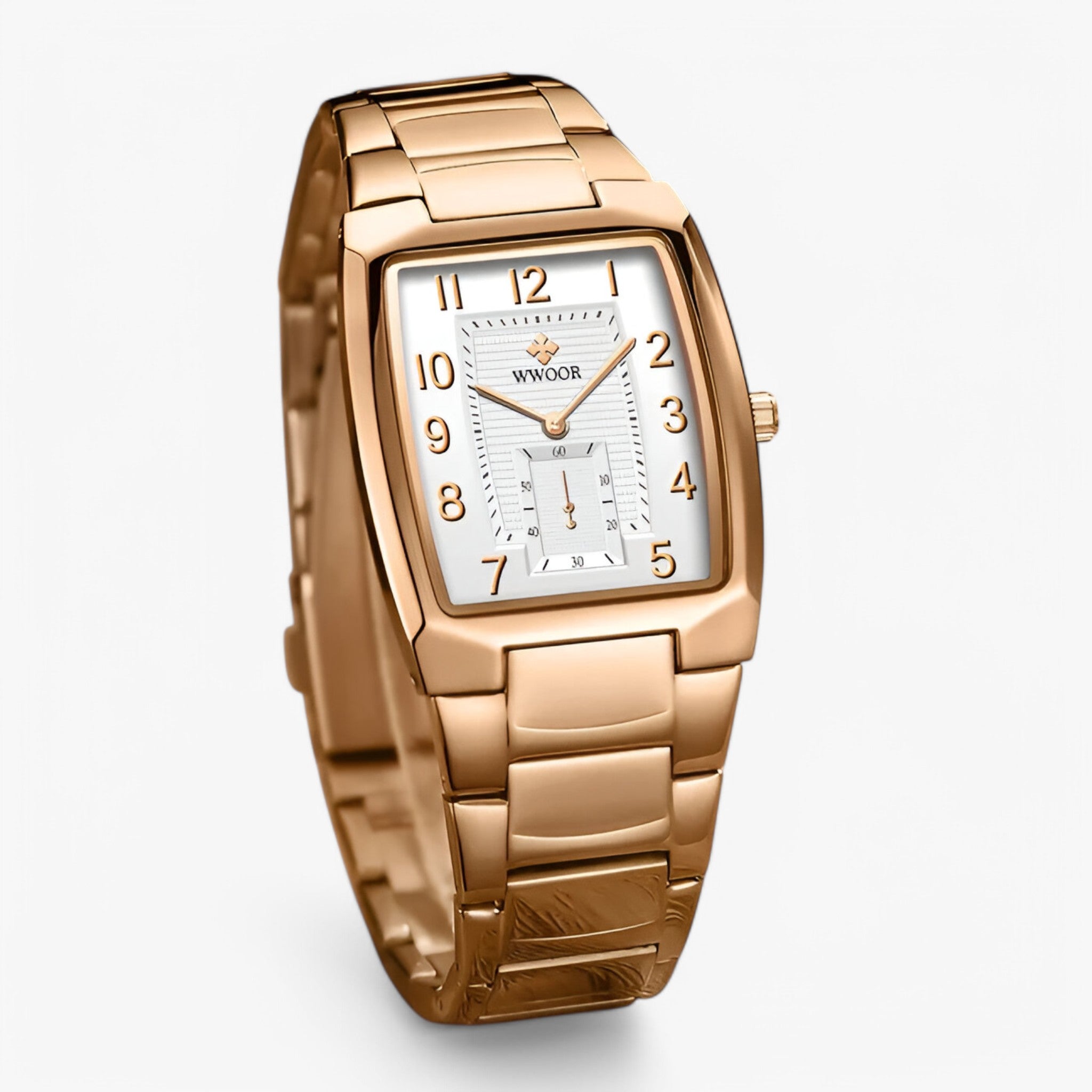Orologio Uomo Quadrato in Acciaio Inox di Lusso - Elegante e Moderno - - accessoires acciaio horloges inox orologio orologio quadrato quadrato uomo watches - Concept Palermo