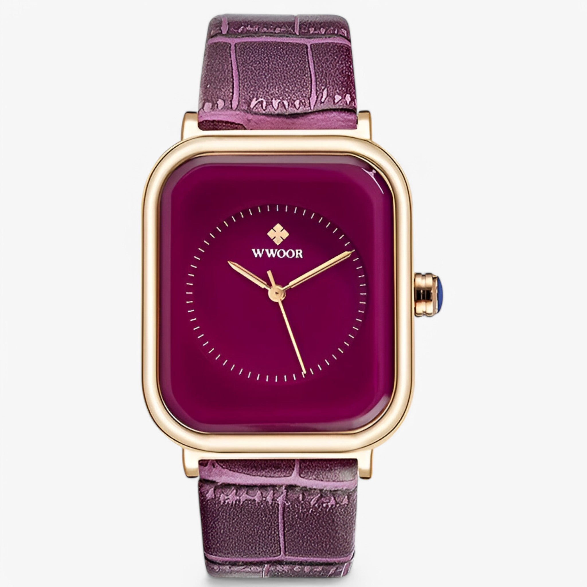 Orologio di lusso con bracciale in pelle Donna - viola - bracciale donna female watch orologio orologio bracciale pelle watch for women watches - Concept Palermo