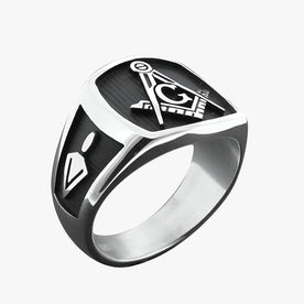 Anello dichiarativo per uomini - Simbolo di fede e carattere - Argento 14 - anello anello dichiarativo carattere dichiarativo fede jewelry Linen Men mens accessory mens ring Rings simbolo uomini - Concept Palermo