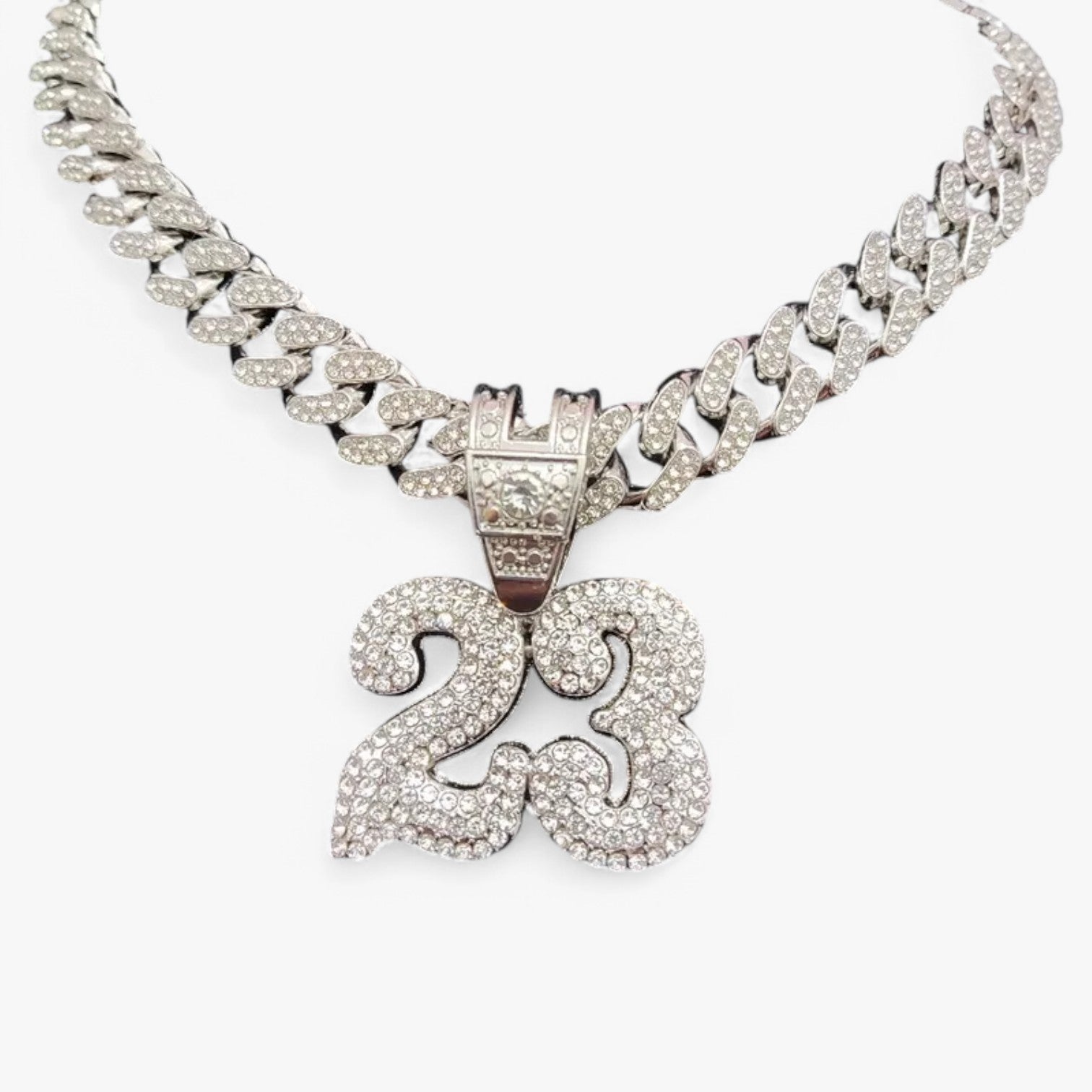 Collana Bling Numero 23 – Audace e Brillante in Cristallo Lana - - audace bling brillante collana collana bling cristallo jewelry lana mens accessory Necklace necklace for men NECKLACES - Concept Palermo