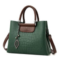 Bolso de hombro Clea negro en piel auténtica para mujer, elegante y de lujo