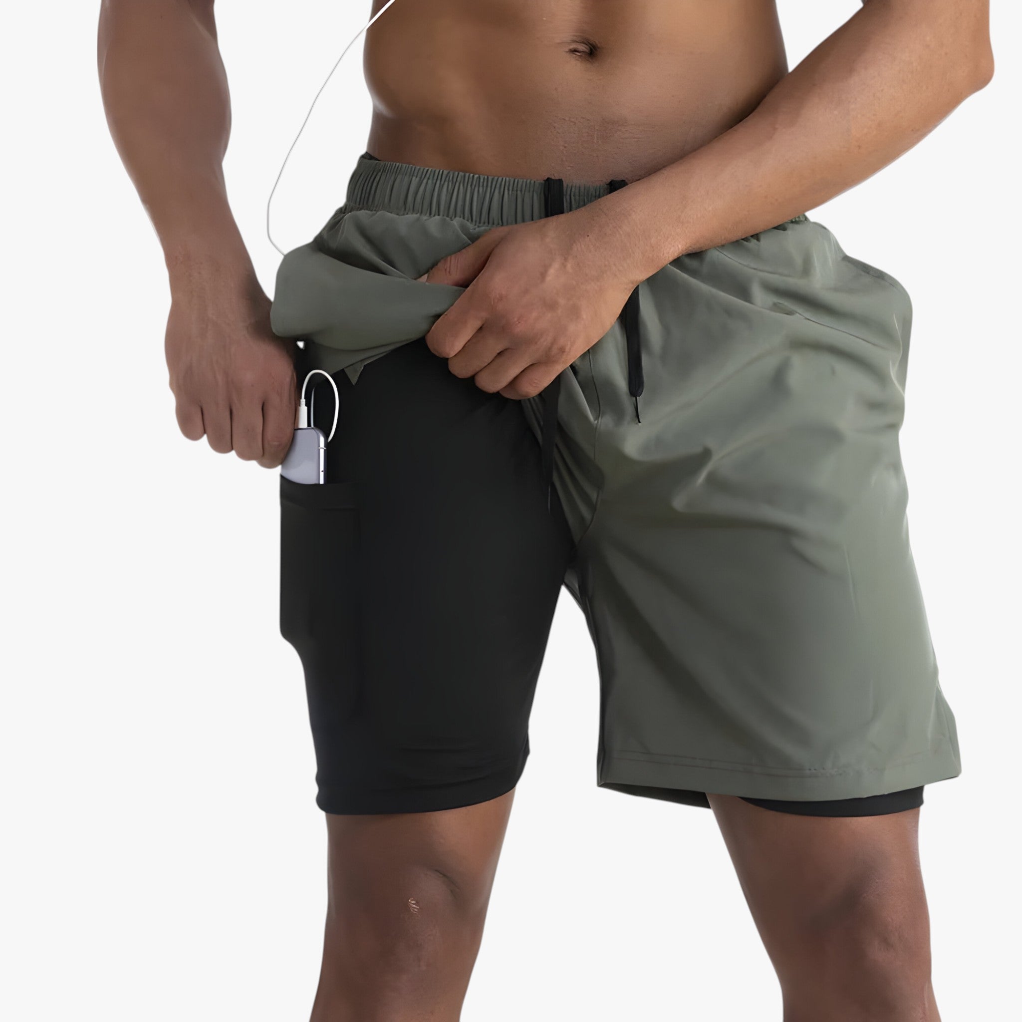Leggeri, Regolabili e per la Vita Urbana Uomo - Verde Militare - Axel Shorts leggeri leggeri regolabili Pantaloncini Estivi Pantaloncini Sportivi Pantaloncini Uomo regolabili shorts Streetwear uomo urbana vita Vita Regolabile - Concept Palermo