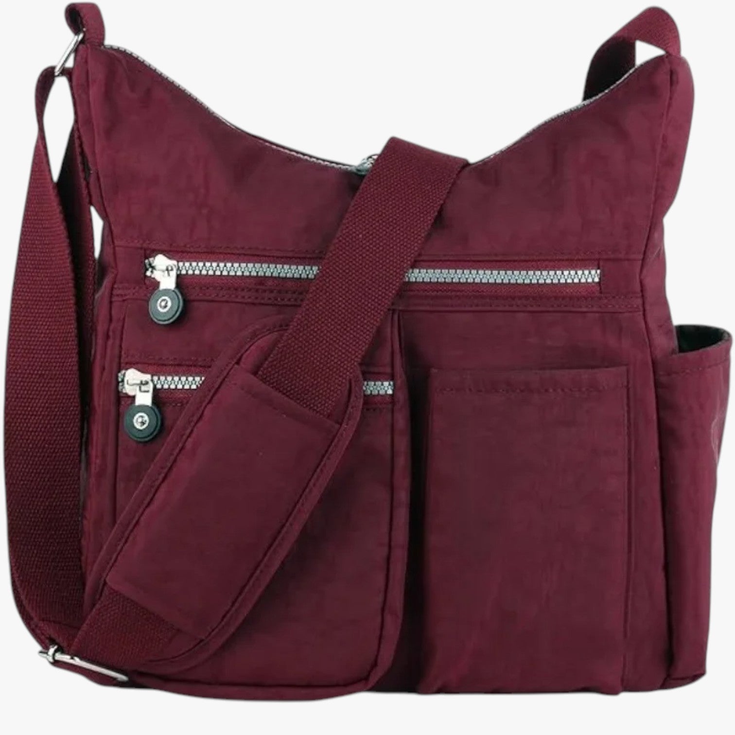 Sicurezza e stile – Borsa a tracolla impermeabile con blocco RFID - Rosso - Bags blocco borsa impermeabile rfid sicurezza sicurezza stile stile women bags - Concept Palermo