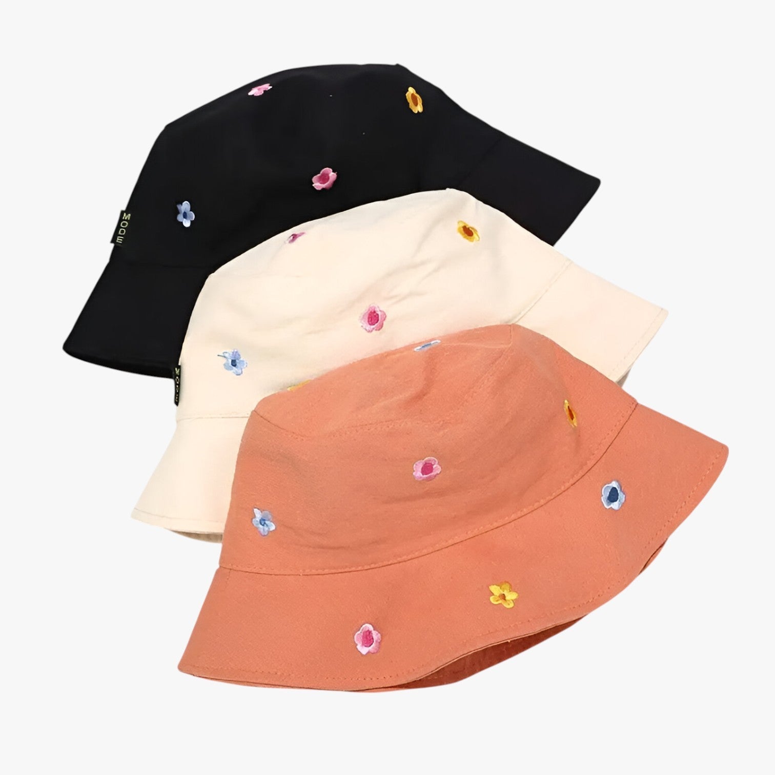 Protezione in ogni stagione - con ricamo floreale - - bucket hats floreale Hat for girls ogni protezione protezione ogni ricamo stagione summer hat Sun Hats women hat women's hat - Concept Palermo