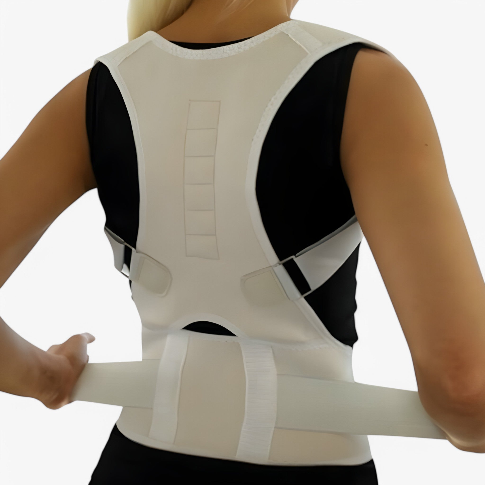 Correttore Posturale BeltGuard Unisex Regolabile e Traspirante per Schiena Dritta Uomo e Donna - Beige - back brace back support beltguard beltguard - supporto per una migliore postura - € Body care body support gadgets migliore postura supporto - Concept Palermo