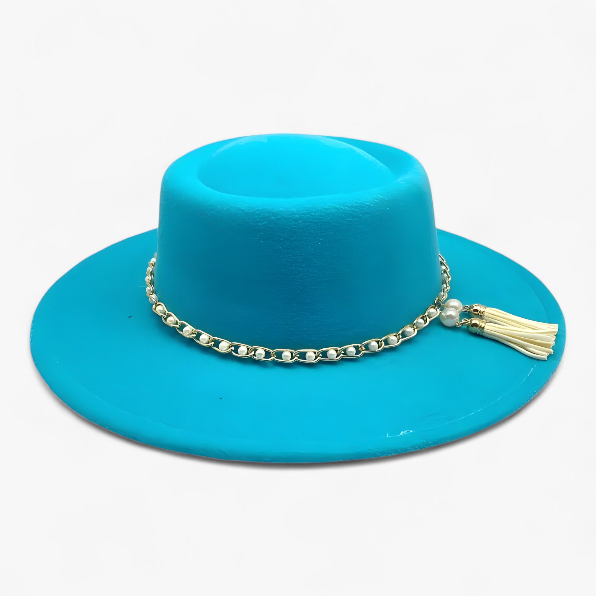 Cappello Fedora in Lana con Perle - 08 - cappello cappello fedora fedora jannela | cappello fedora in lana con perle - €25 lana perle - Concept Palermo