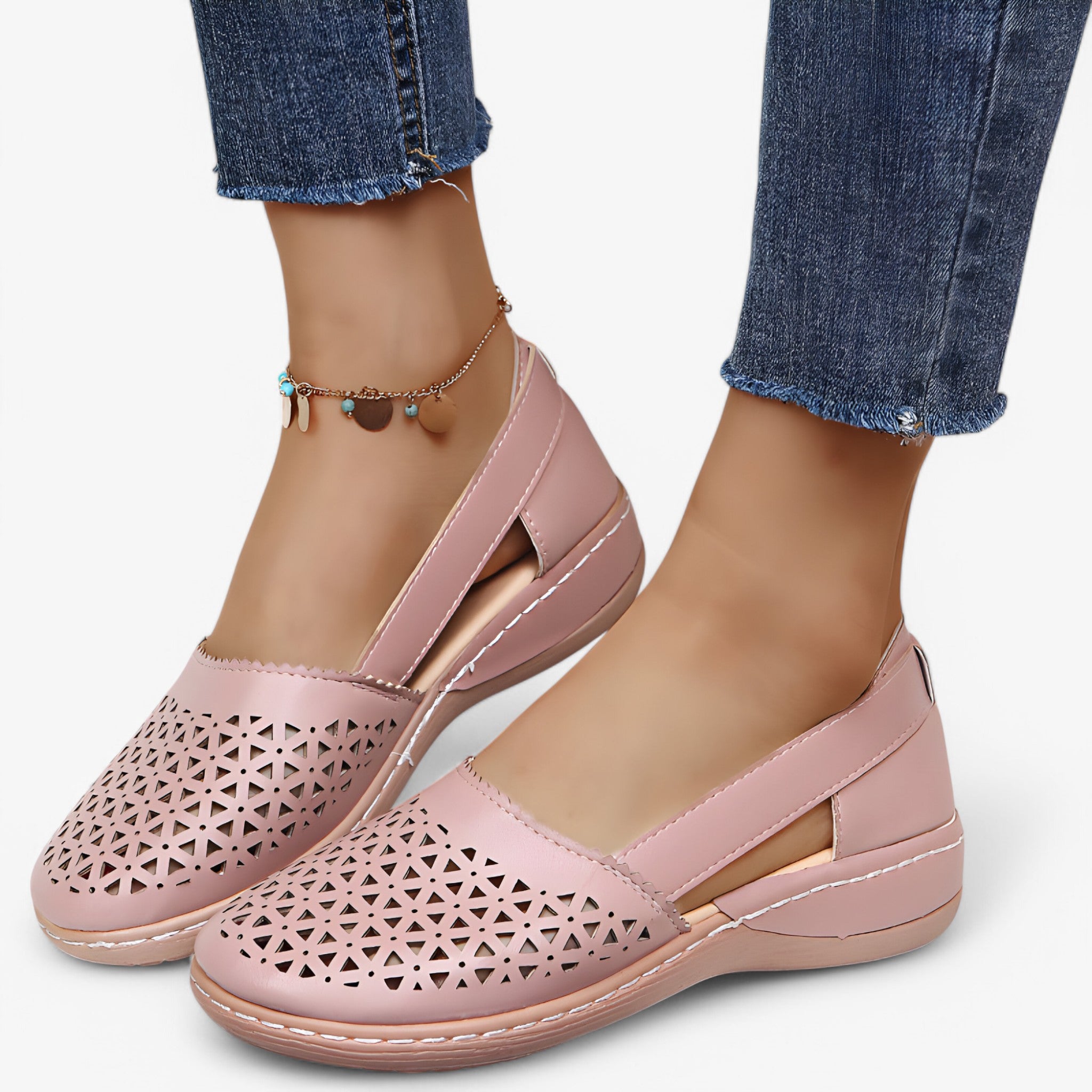 Sandali Ortopedici Marie Donna – Comfort, Stile e Supporto per Piedi Sensibili - Rosa - donna june marie ortopedici sandali sandals - Concept Palermo