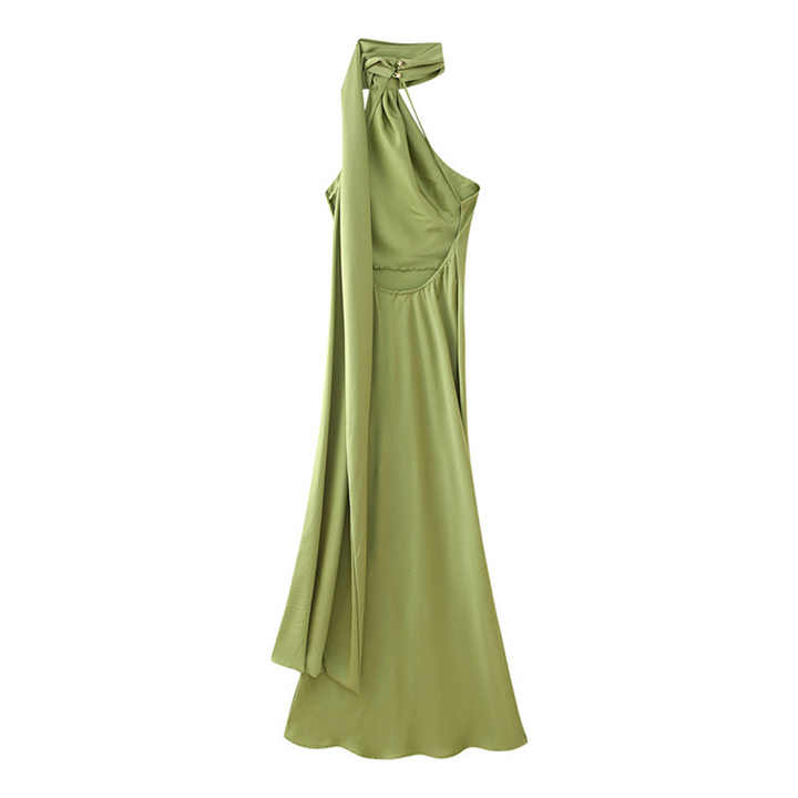 Abito da Sera Sofisticato con Schiena Scoperta e Strascico Fluido - - abito abito sera DRESS Dresses fluido robes schiena scoperta sera sofisticato - Concept Palermo