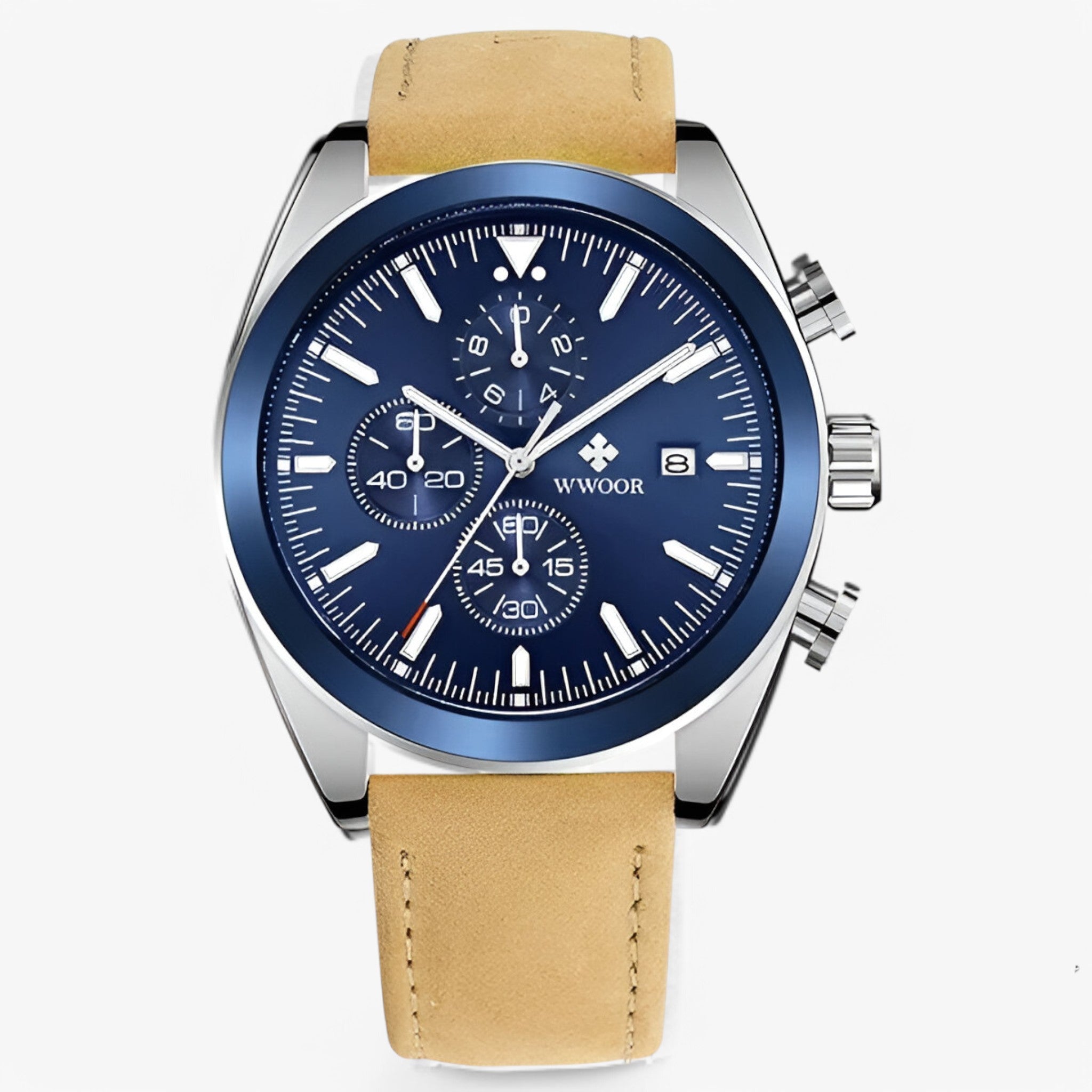 Orologio Cronografo Di Lusso In Acciaio Inossidabile Uomo - - accessoires acciaio cronografo horloges inossidabile orologio orologio cronografo uomo watches - Concept Palermo