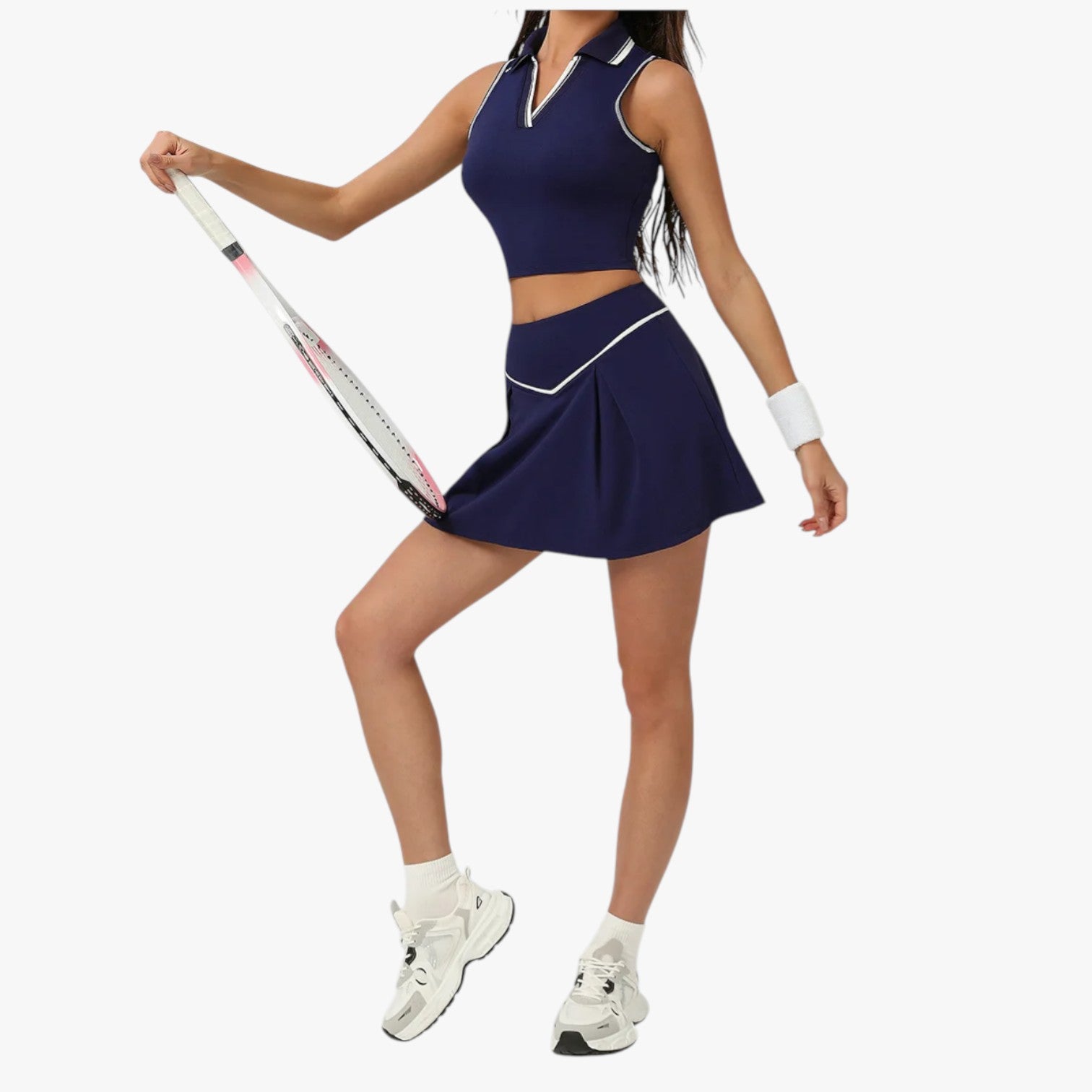 Stile e supporto – Completo da tennis da donna in 2 pezzi con top imbottito - - clothes completo donna imbottito pezzi stile stile supporto supporto tennis women clothes women set clothes women sportswear - Concept Palermo