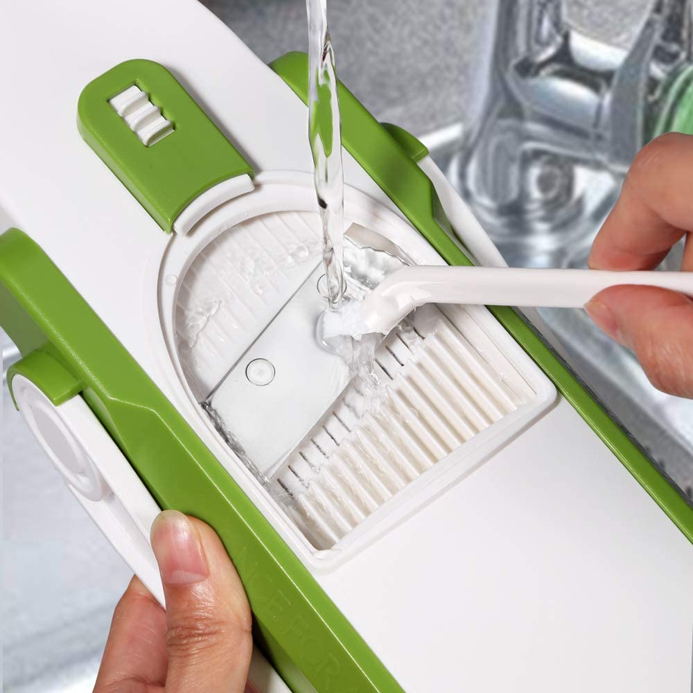 Tritaverdure Manuale Professionale con 5 Lame in Acciaio Inox per Verdure e Frutta - - alla home & garden kitchen slicers perfezione slicers taglia taglia trita trita verdure - Concept Palermo
