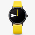 Reloj de mujer con rotación – diseño audaz, elegancia atemporal piel y lana