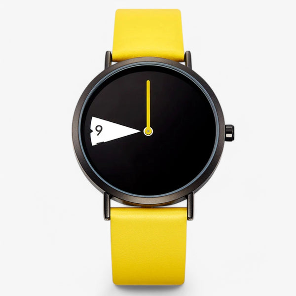 Orologio da donna con rotazione - design audace, eleganza senza tempo Pelle Lana - - audace design donna eleganza ladies watch lana orologio orologio donna pelle watch watch for women Women wrist watches for women - Concept Palermo