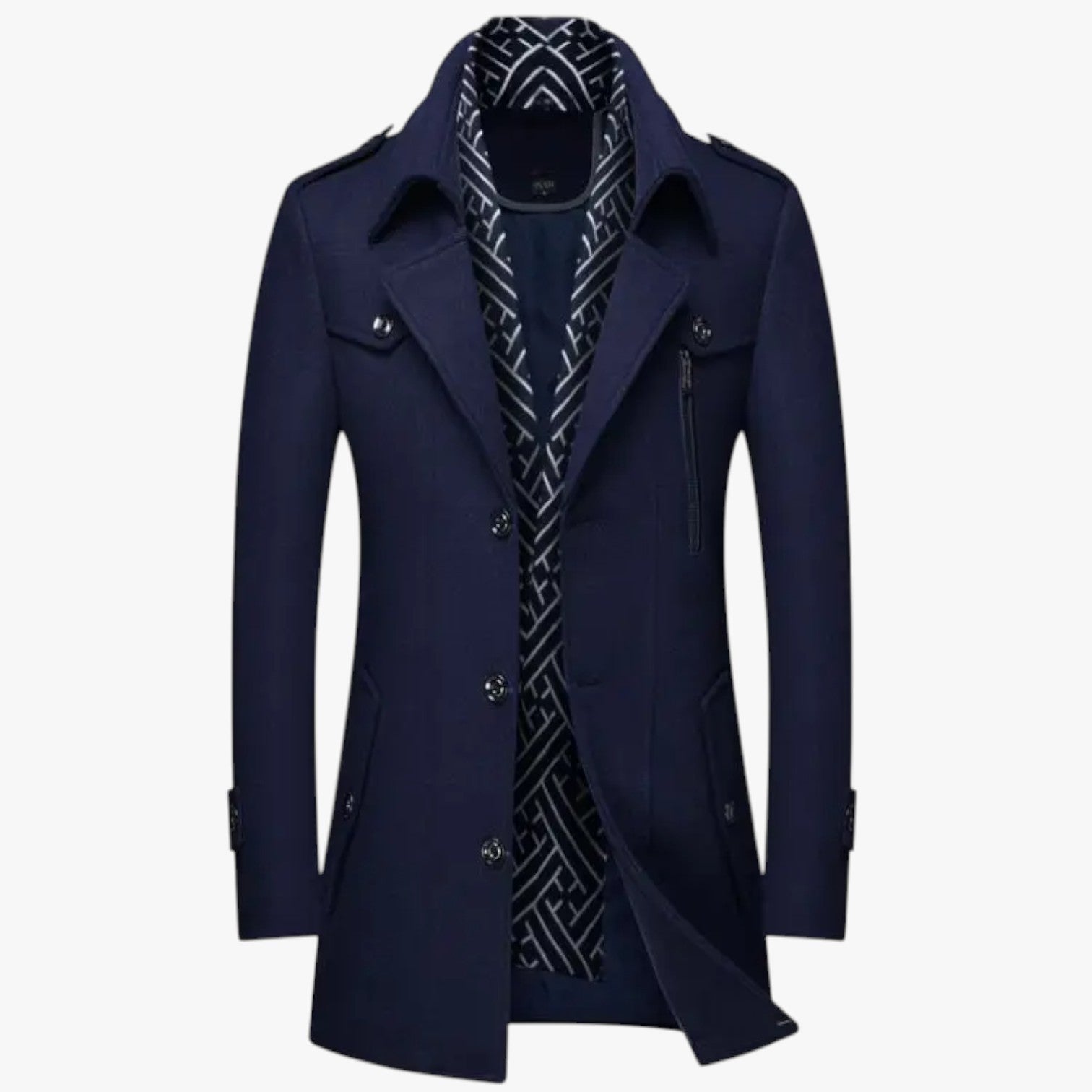 Eleganza e calore - Cappotto lungo in lana per l'inverno Uomo - - calore cappotto coat men coats eleganza eleganza calore inverno Jackets & Coats lana men's coats & jackets uomo - Concept Palermo