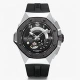 Luxuriöse sportliche Automatik-Herrenuhr, Edelstahlgehäuse, wasserdicht