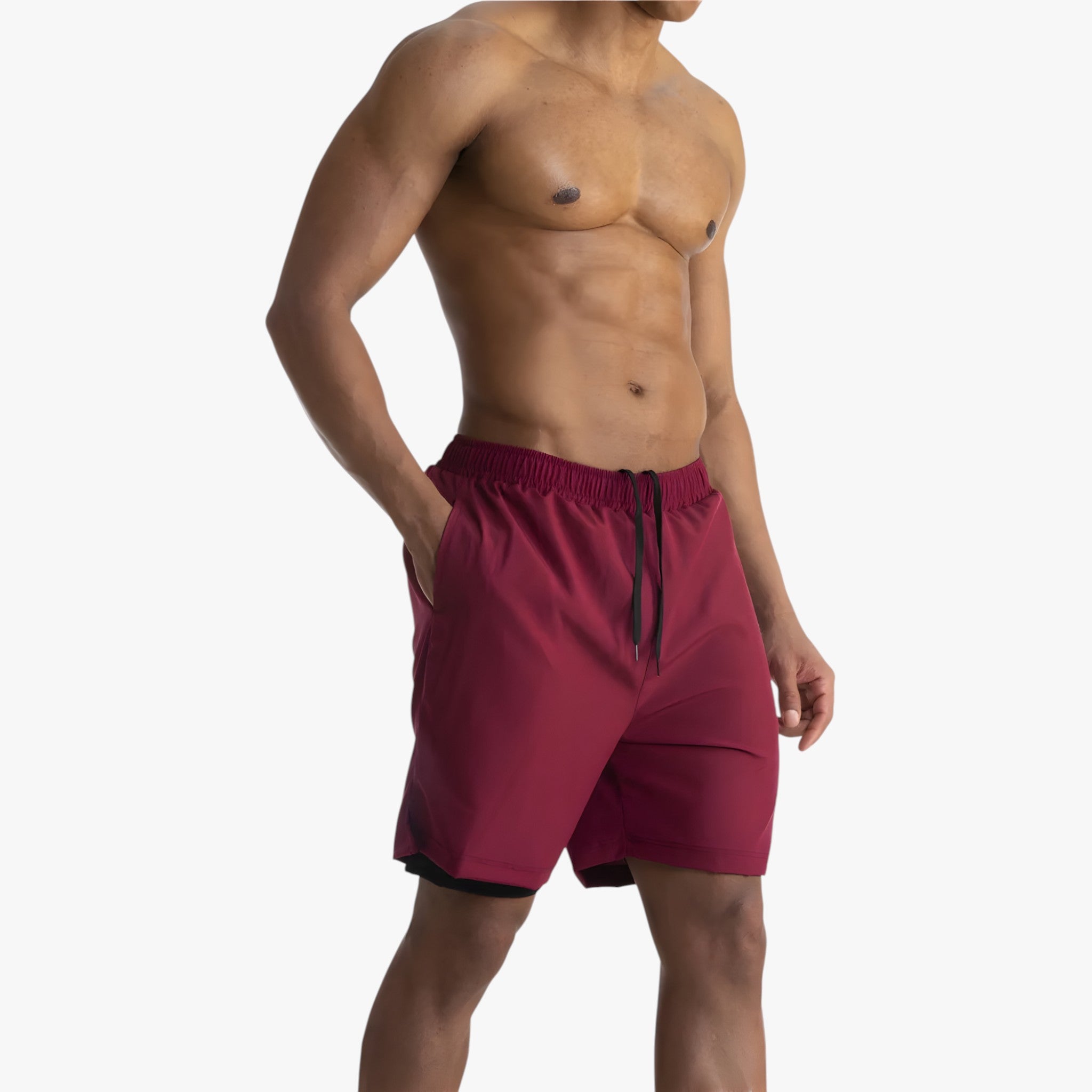 Leggeri, Regolabili e per la Vita Urbana Uomo - Bordeaux - Axel Shorts leggeri leggeri regolabili Pantaloncini Estivi Pantaloncini Sportivi Pantaloncini Uomo regolabili shorts Streetwear uomo urbana vita Vita Regolabile - Concept Palermo