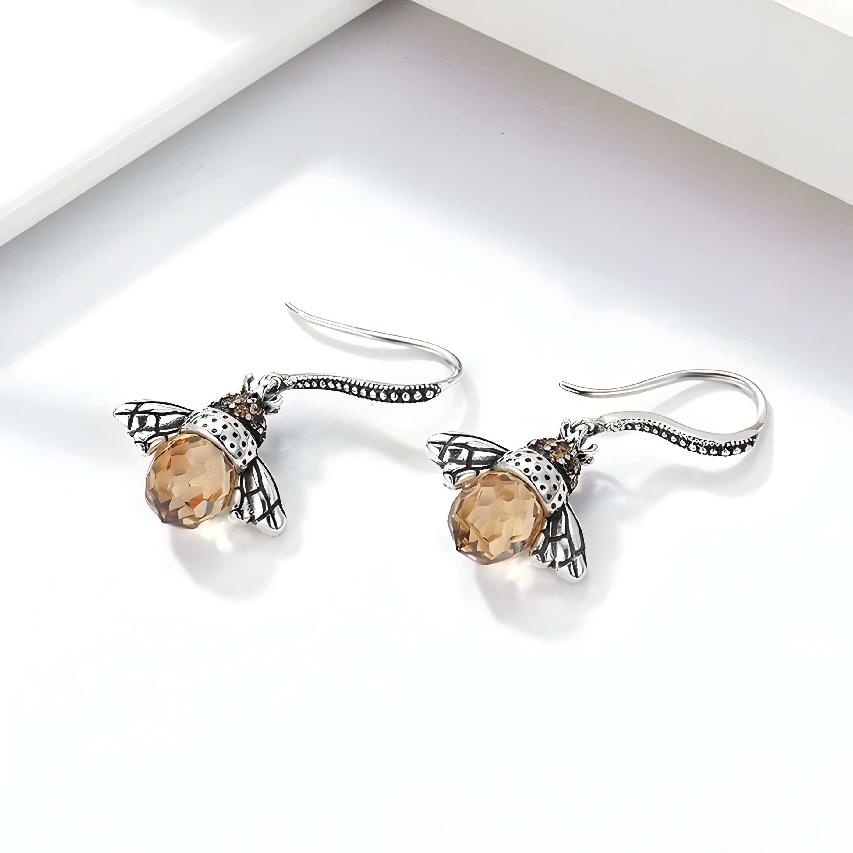 Orecchini a goccia di cristallo bee Donna - - cristallo donna Earrings Earrings for Women Girls goccia jewelry New Fashion Earrings orecchini orecchini goccia womens earring - Concept Palermo
